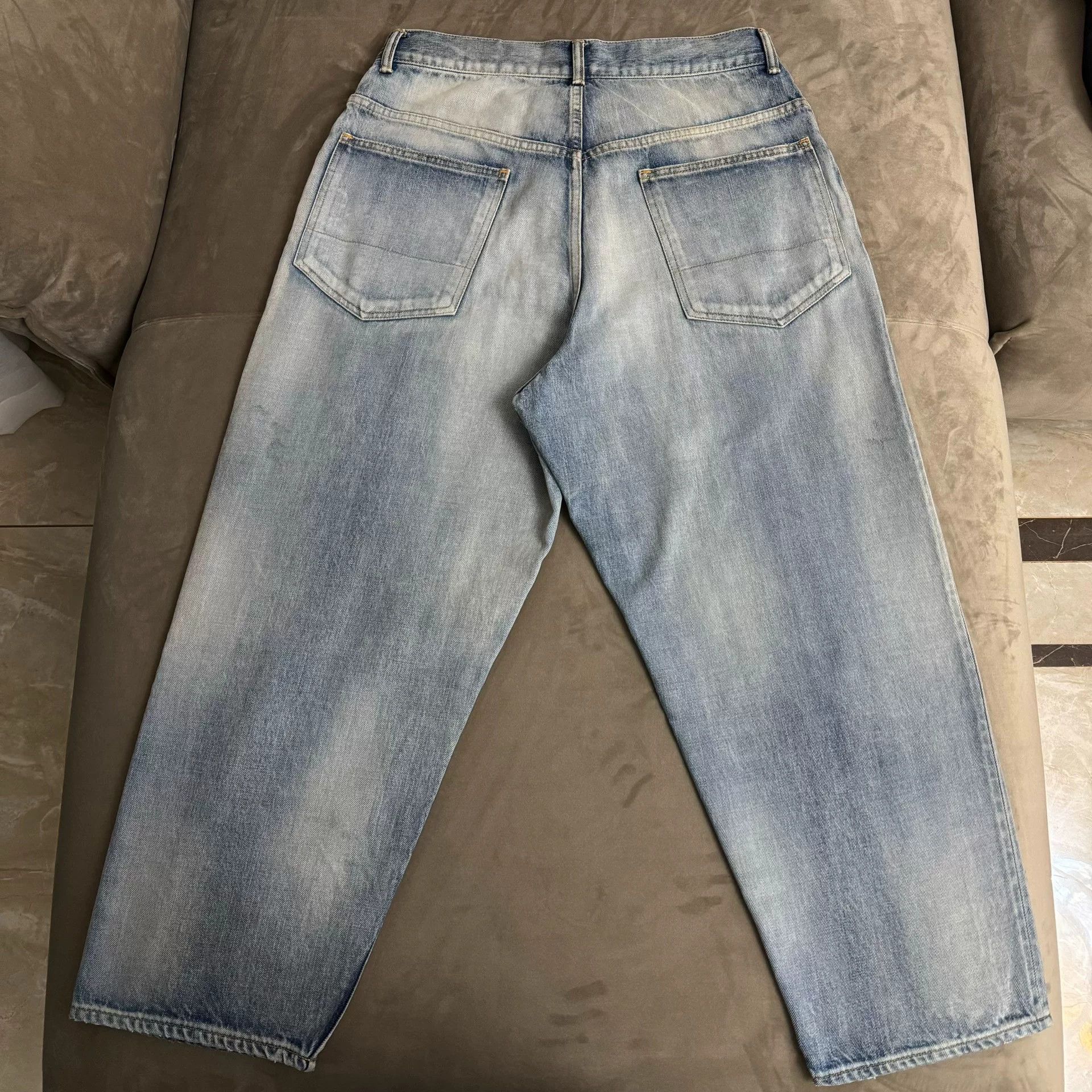 Japanese Brand ANCELLM Selvedge Tapered Denim Pants Size US 26 / EU 42 - 2 Thumbnail