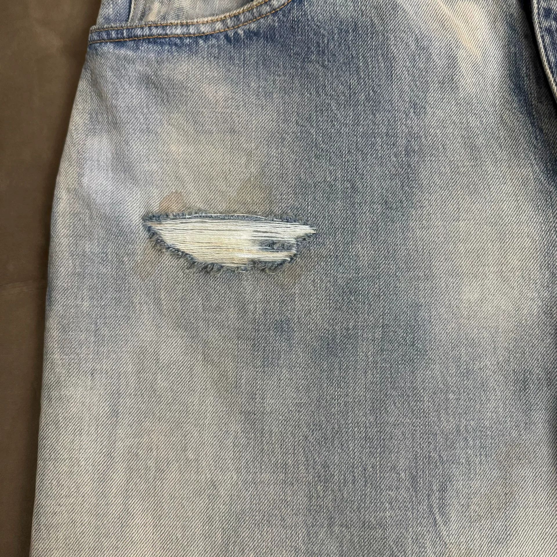 Japanese Brand ANCELLM Selvedge Tapered Denim Pants Size US 26 / EU 42 - 4 Thumbnail