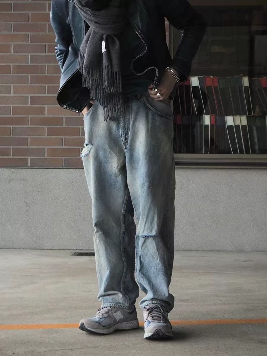 Japanese Brand ANCELLM Selvedge Tapered Denim Pants Size US 26 / EU 42 - 8 Thumbnail