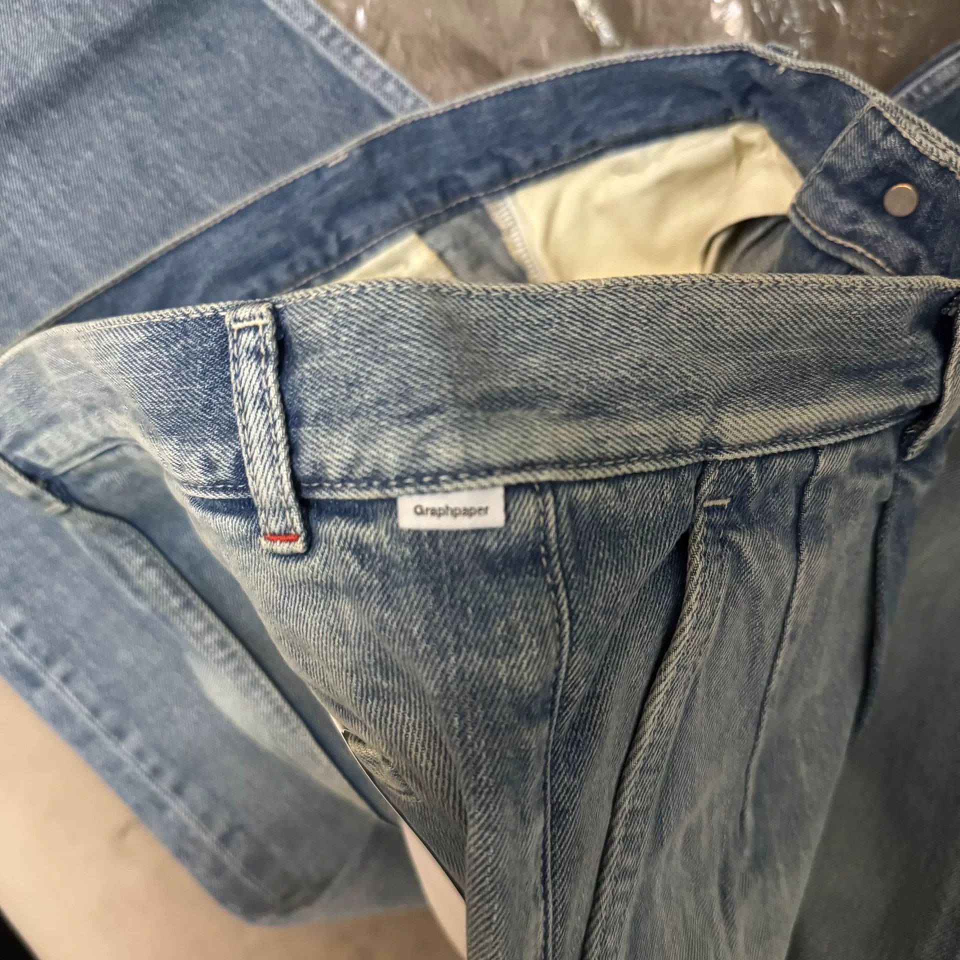 Graphpaper Graphpaper Denim Two Tuck Tapered Size US 26 / EU 42 - 5 Thumbnail
