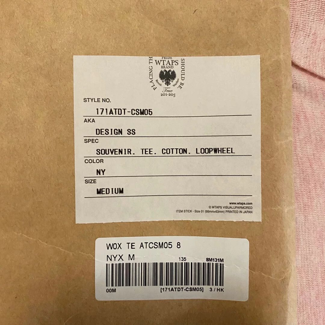 Wtaps Wtaps 17SS Souvenir Cotton Loopwheel Tee Size US M / EU 48-50 / 2 - 10 Thumbnail