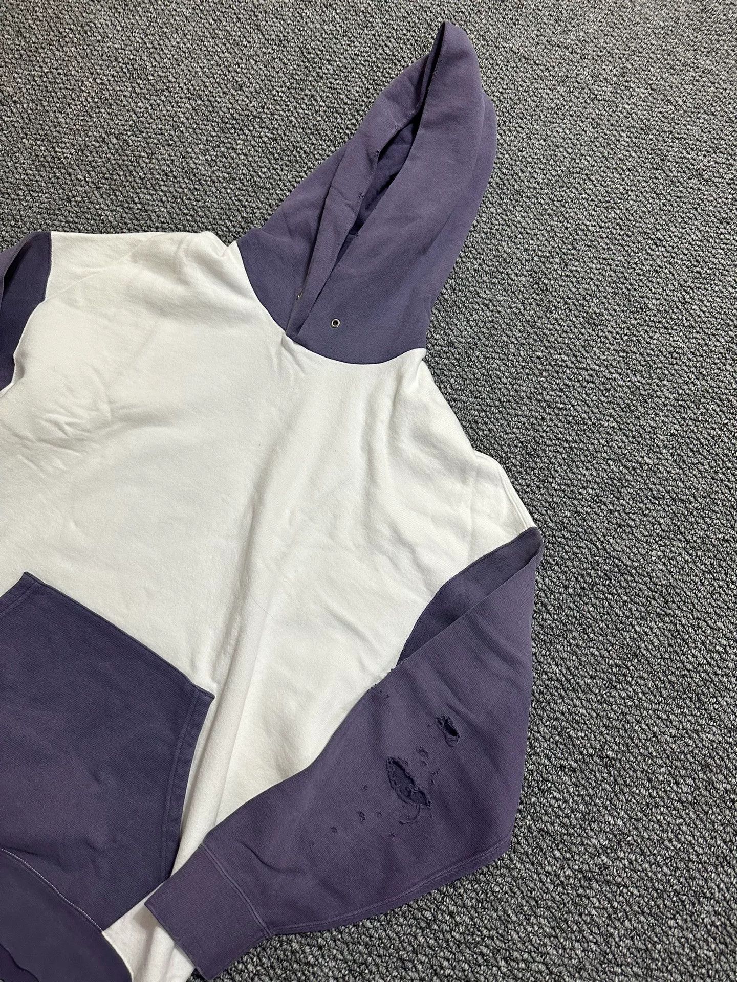 Visvim visvim Distressed Hoodie Size 3 Jumbo Fit Size US L / EU 52-54 / 3 - 2 Thumbnail