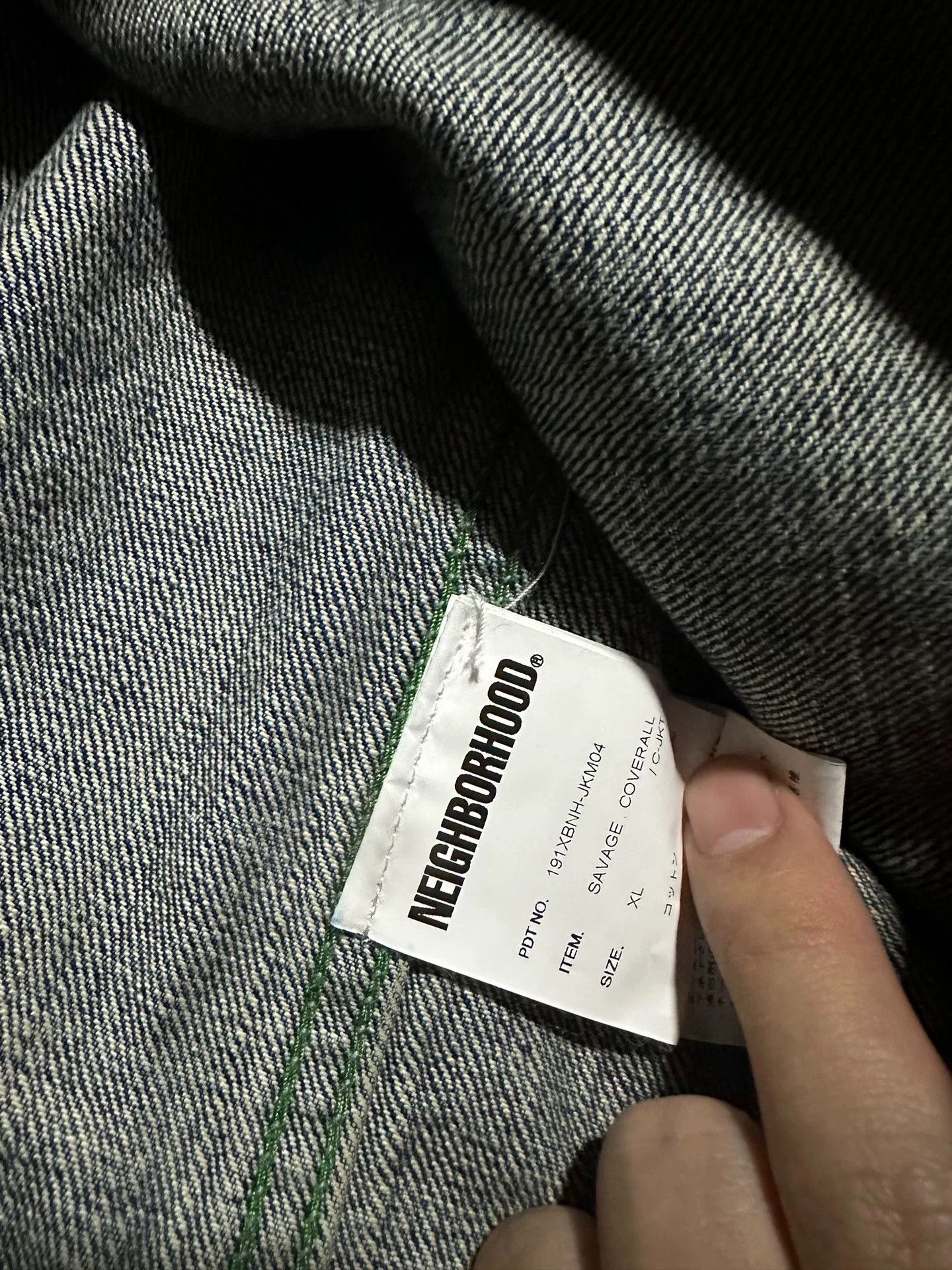 Neighborhood NEIGHBORHOOD Railway Denim Jacket Size US XL / EU 56 / 4 - 4 Thumbnail