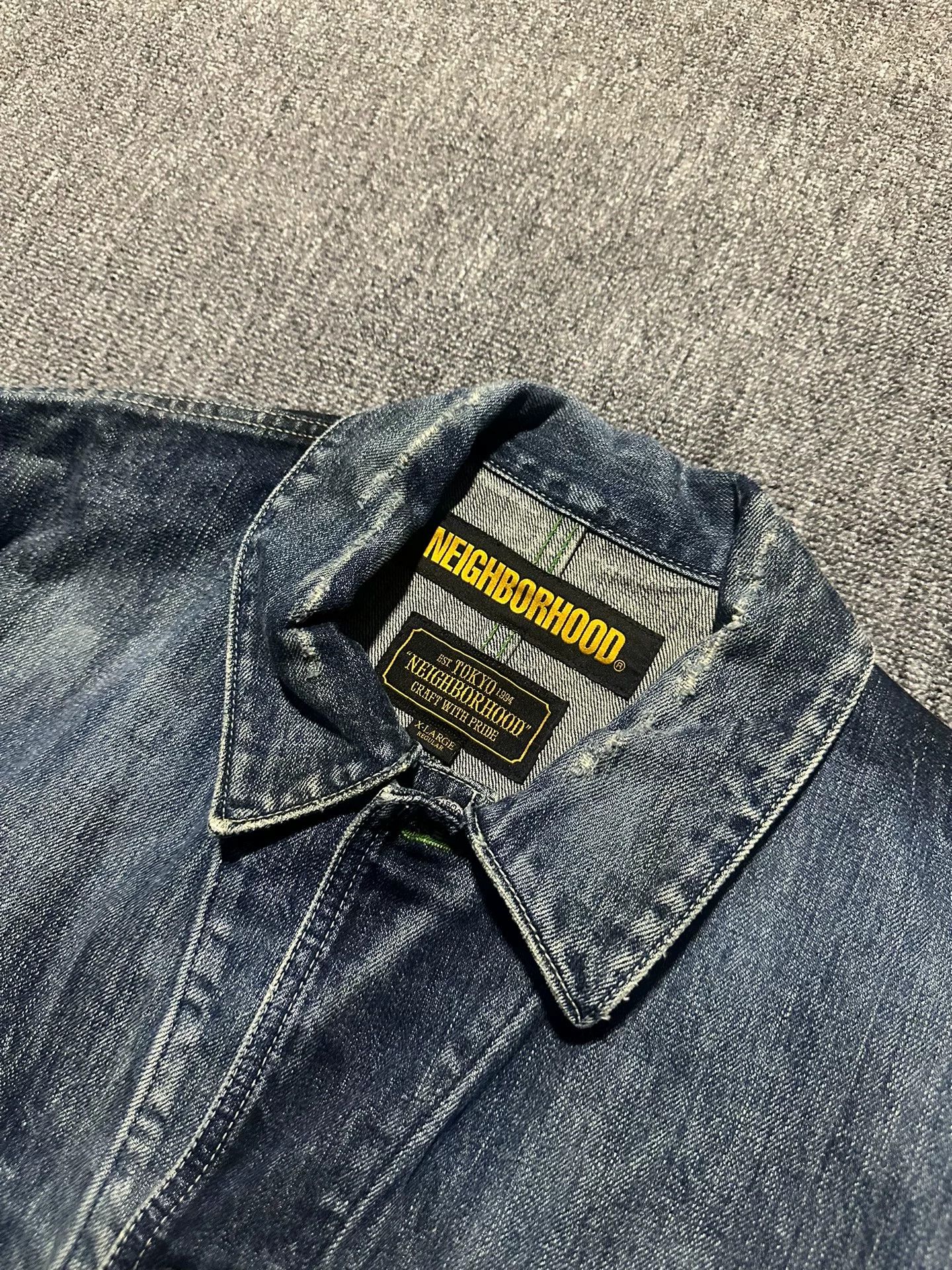 Neighborhood NEIGHBORHOOD Railway Denim Jacket Size US XL / EU 56 / 4 - 2 Thumbnail