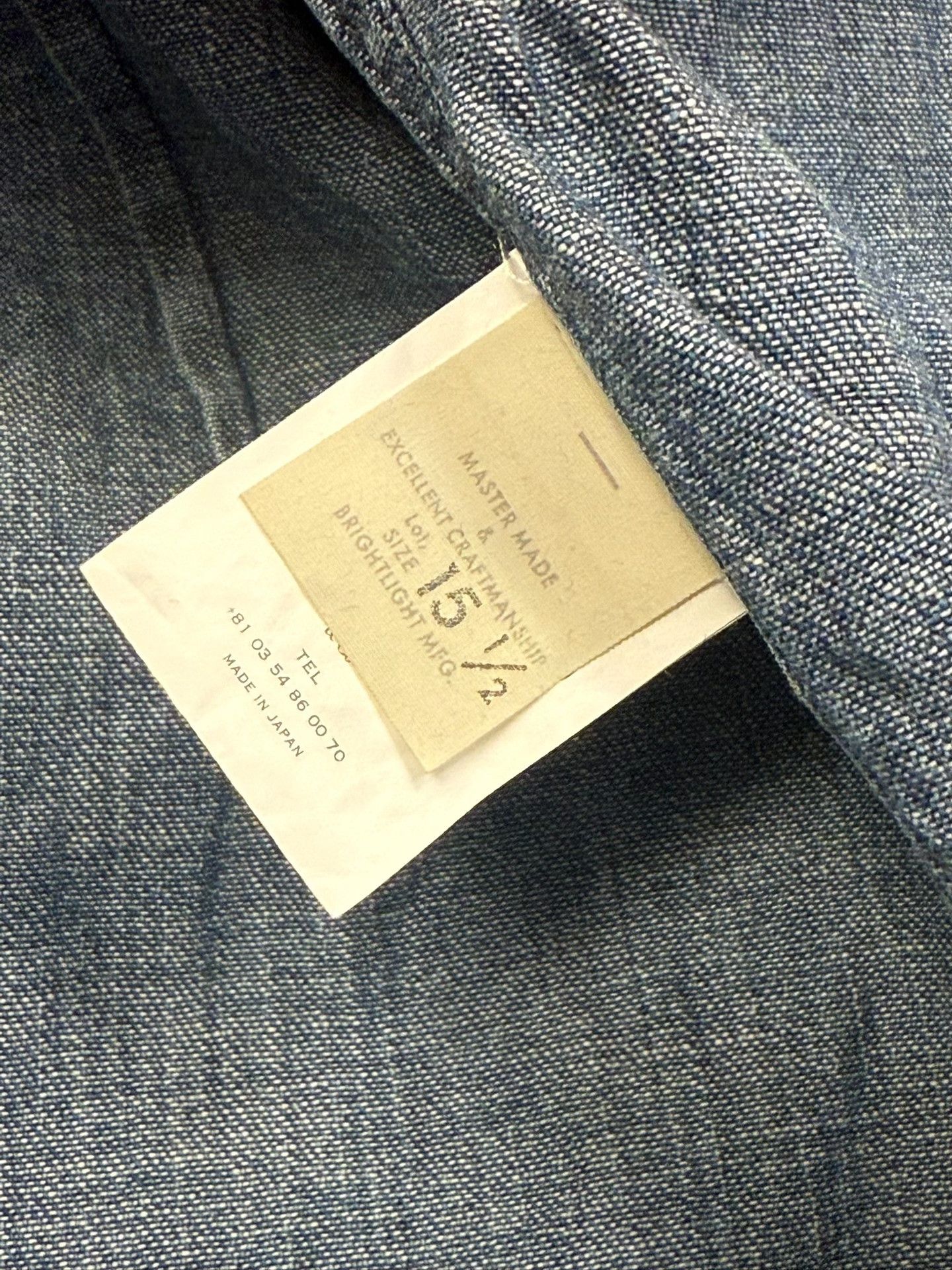 Old Joe Old Joe Distressed Washed Denim Shirt Size US M / EU 48-50 / 2 - 8 Thumbnail