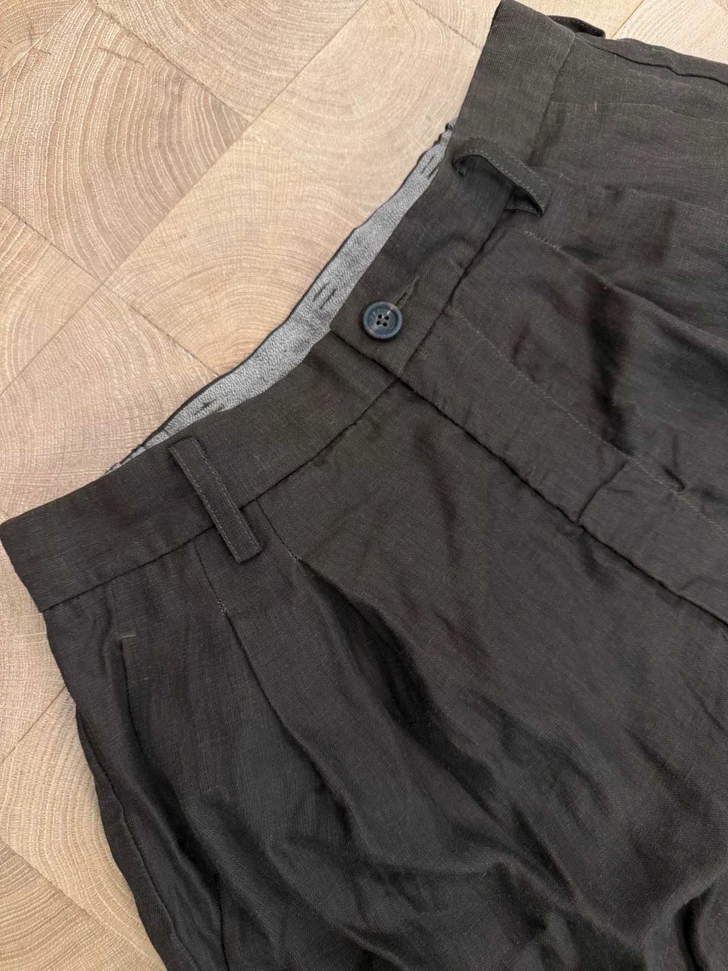 Ziggy Chen Ziggy Chen 24AW Linen Long Trousers Size US 32 / EU 48 - 4 Thumbnail
