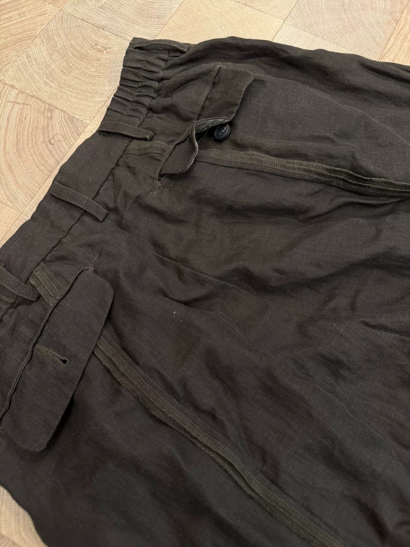 Ziggy Chen Ziggy Chen 24AW Linen Long Trousers Size US 32 / EU 48 - 6 Thumbnail