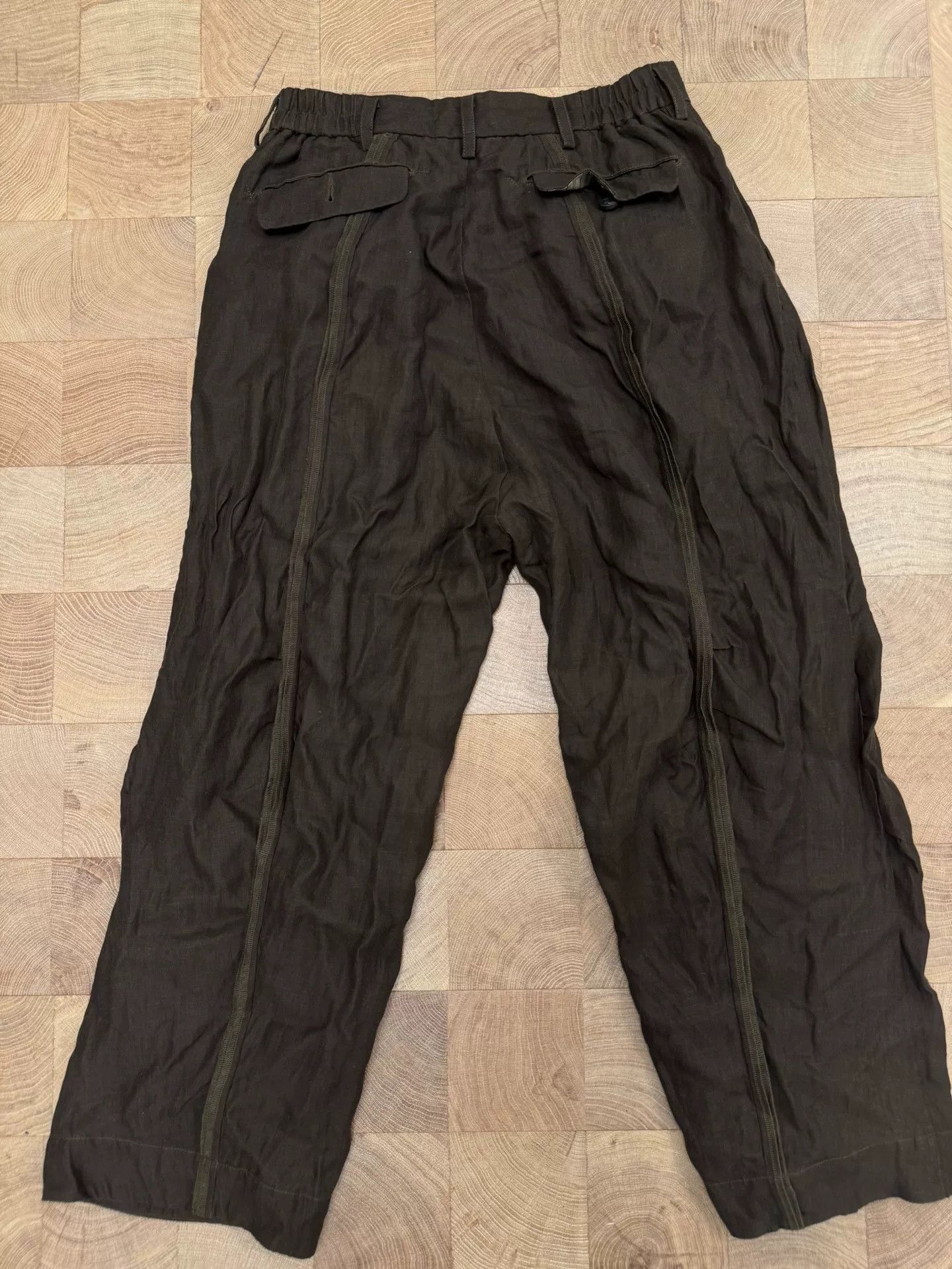 Ziggy Chen Ziggy Chen 24AW Linen Long Trousers Size US 32 / EU 48 - 2 Thumbnail