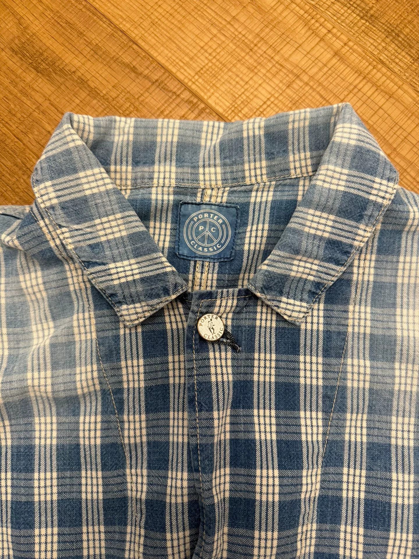 Porter Classic Porter Classic Hawaiian Denim Shirt Size US XL / EU 56 / 4 - 2 Thumbnail