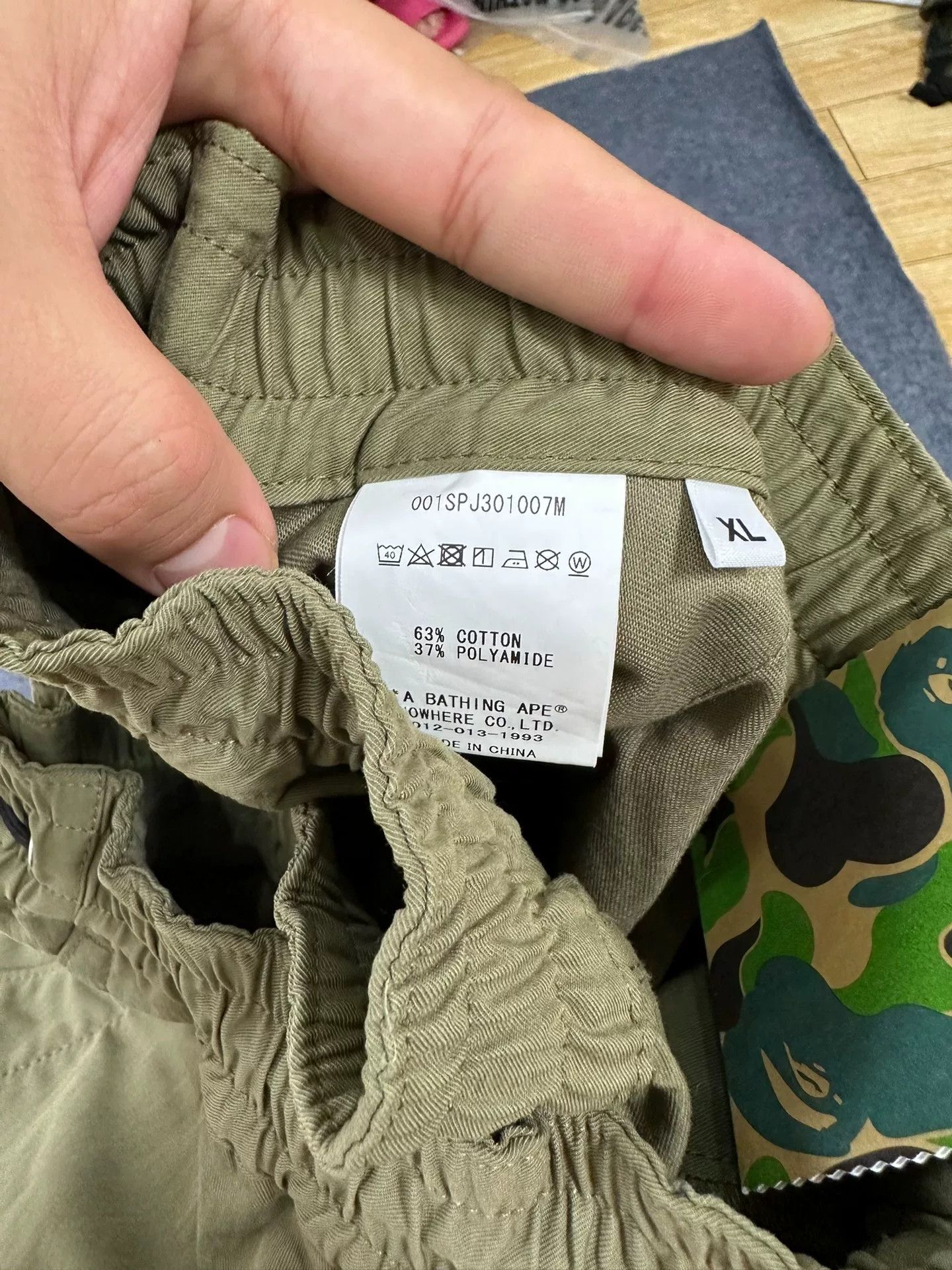 Bape Bape Multi Glow Pants Casual Designer Size US XL / EU 56 / 4 - 3 Thumbnail