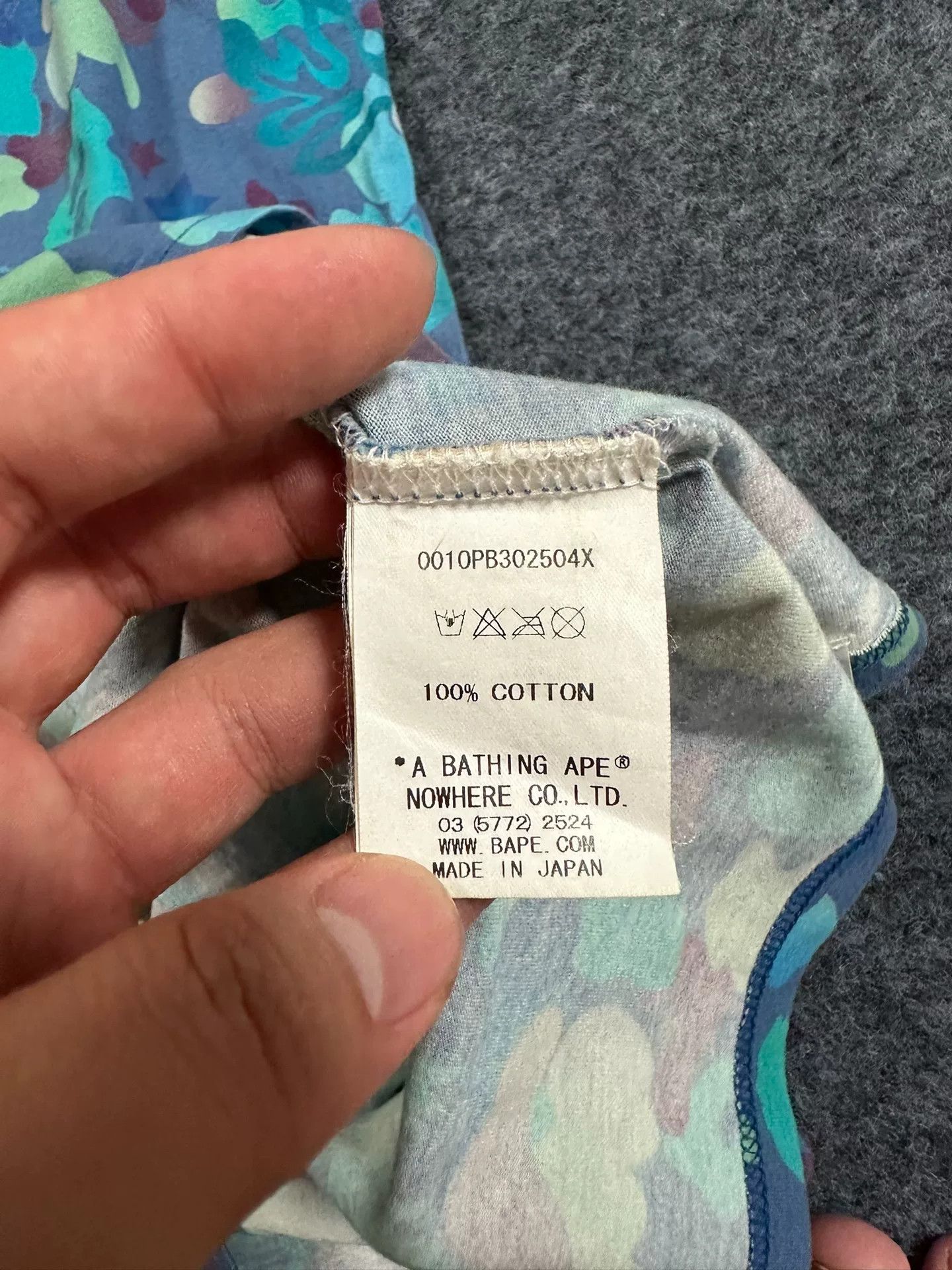 Bape Bape Blue Space T-Shirt Casual Size US S / EU 44-46 / 1 - 5 Thumbnail