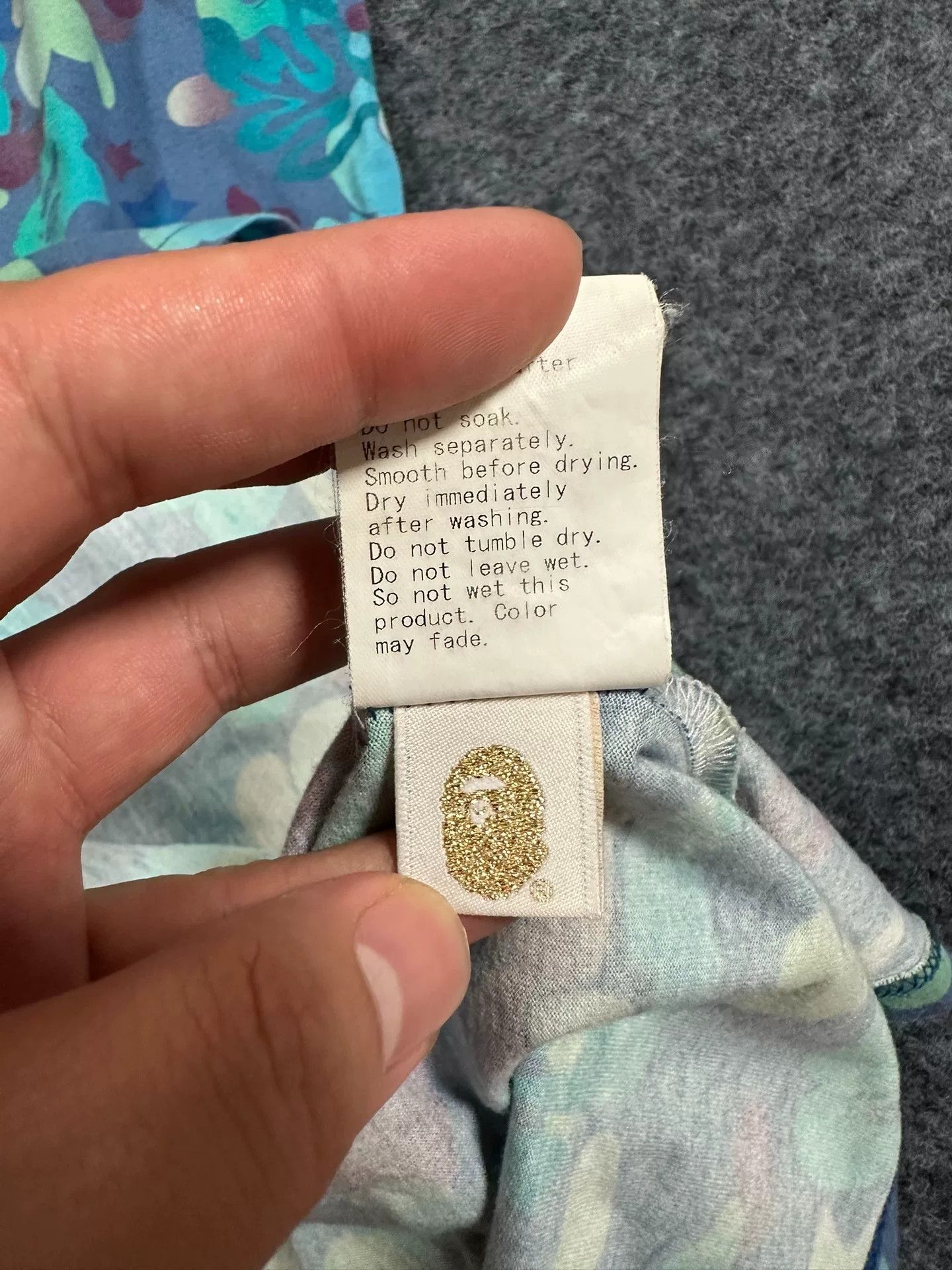 Bape Bape Blue Space T-Shirt Casual Size US S / EU 44-46 / 1 - 4 Thumbnail
