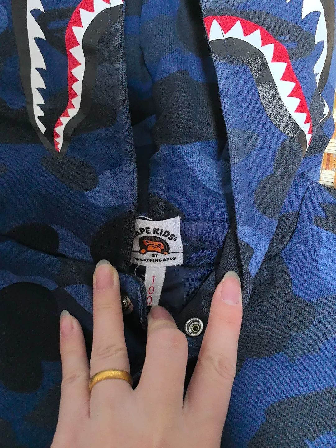 Bape Bape Blue Camo Jacket Outerwear Size US XXL / EU 58 / 5 - 2 Thumbnail