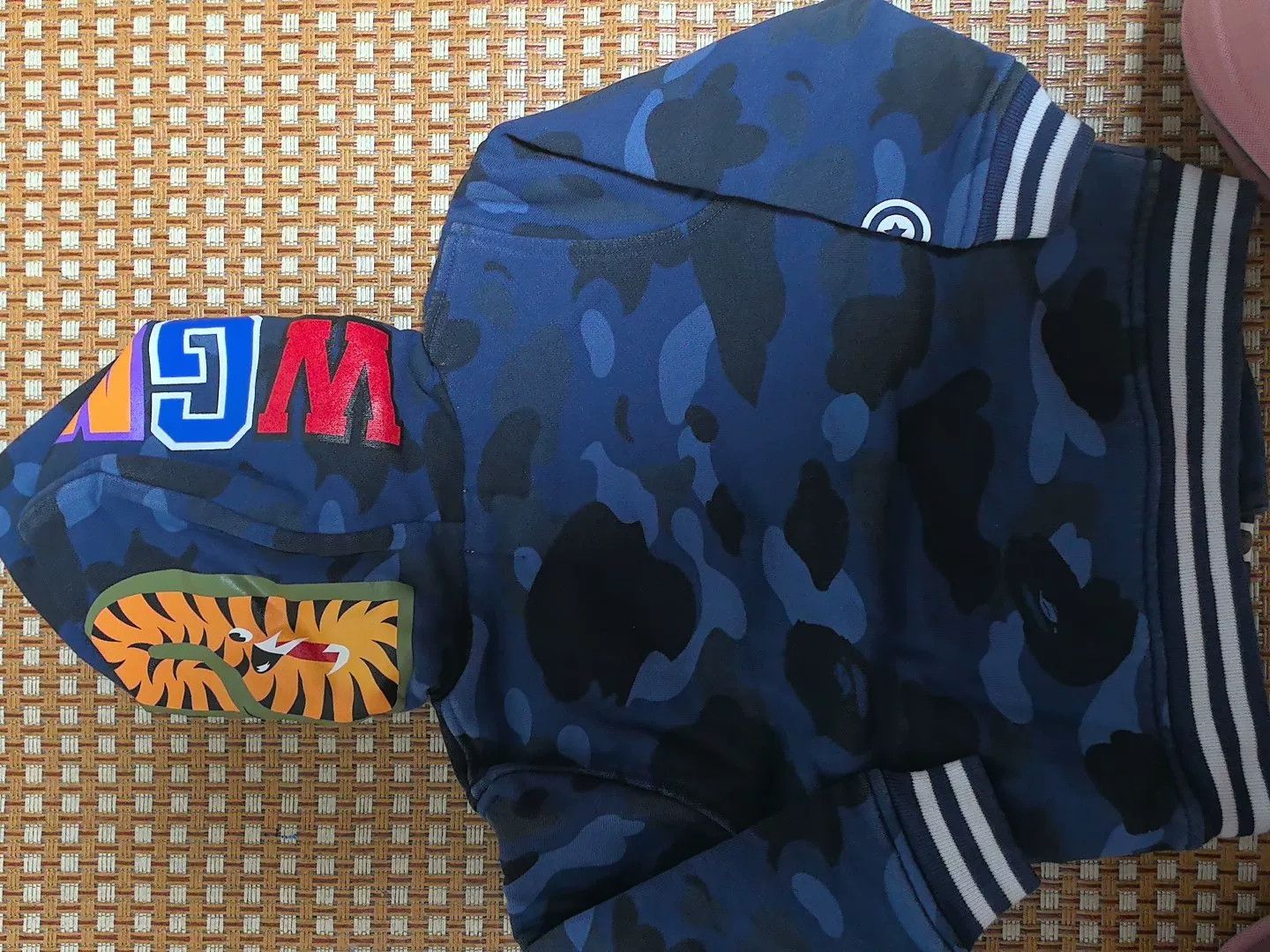 Bape Bape Blue Camo Jacket Outerwear Size US XXL / EU 58 / 5 - 5 Thumbnail