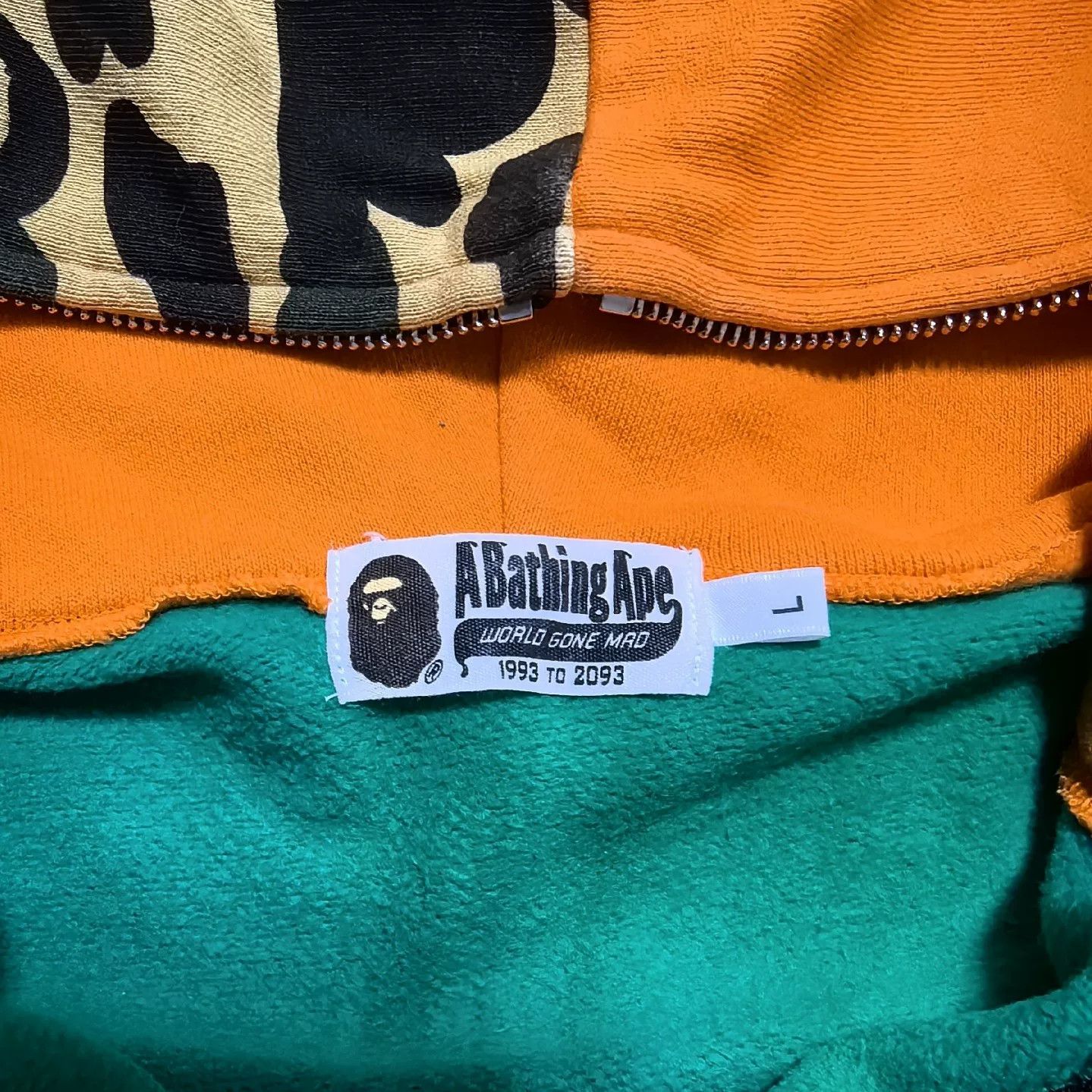 Bape Bape Shark Sweatshirt Pullover Size US L / EU 52-54 / 3 - 4 Thumbnail