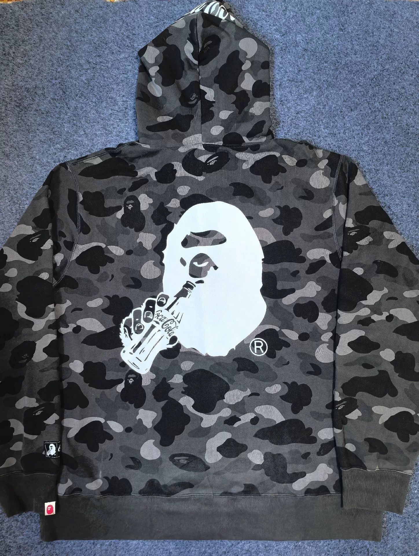 Bape Bape Shark Sweatshirt Pullover Size US L / EU 52-54 / 3 - 2 Thumbnail