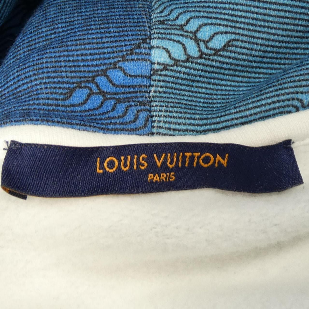 Louis Vuitton Louis Vuitton Louis Vuitton Printed Allover Hoodie Textile Sweatshirts & Hoodies HNY41WIHN DUTY FREE for USA Size ONE SIZE - 4 Thumbnail
