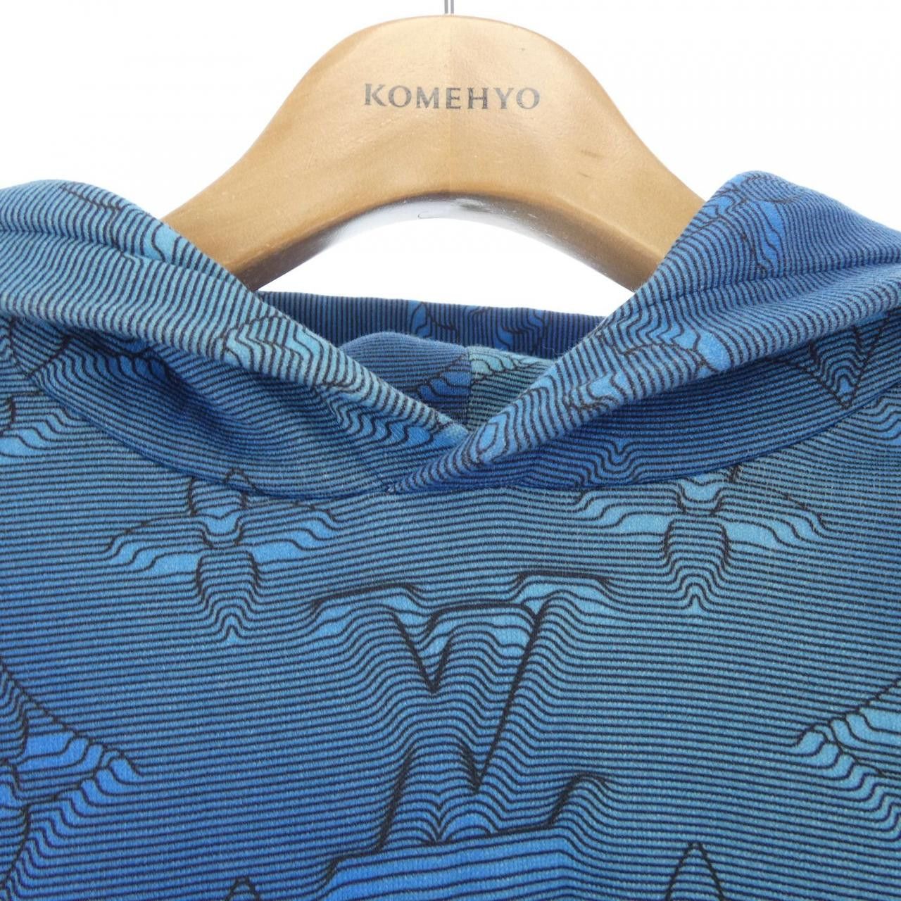 Louis Vuitton Louis Vuitton Louis Vuitton Printed Allover Hoodie Textile Sweatshirts & Hoodies HNY41WIHN DUTY FREE for USA Size ONE SIZE - 5 Thumbnail