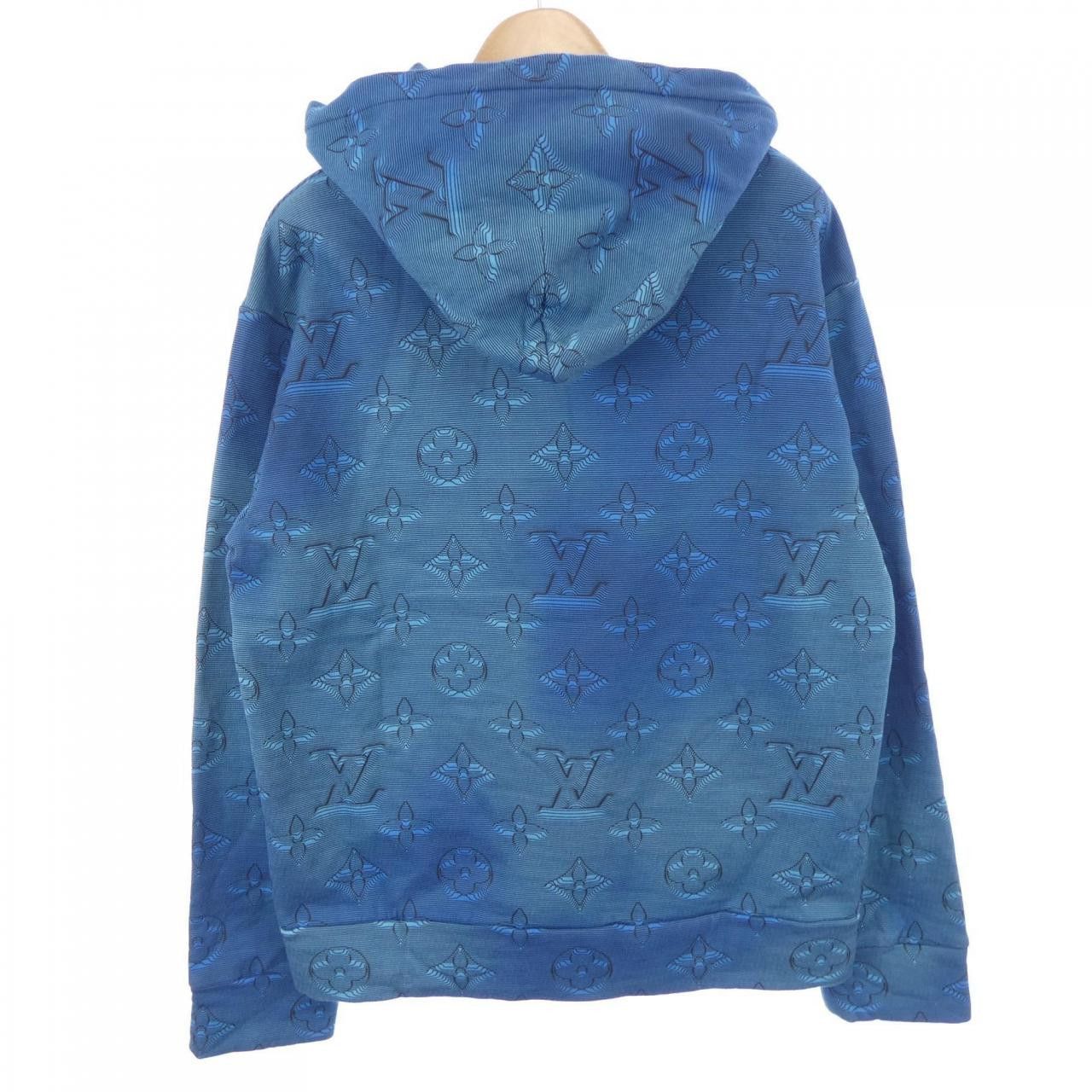 Louis Vuitton Louis Vuitton Louis Vuitton Printed Allover Hoodie Textile Sweatshirts & Hoodies HNY41WIHN DUTY FREE for USA Size ONE SIZE - 2 Thumbnail