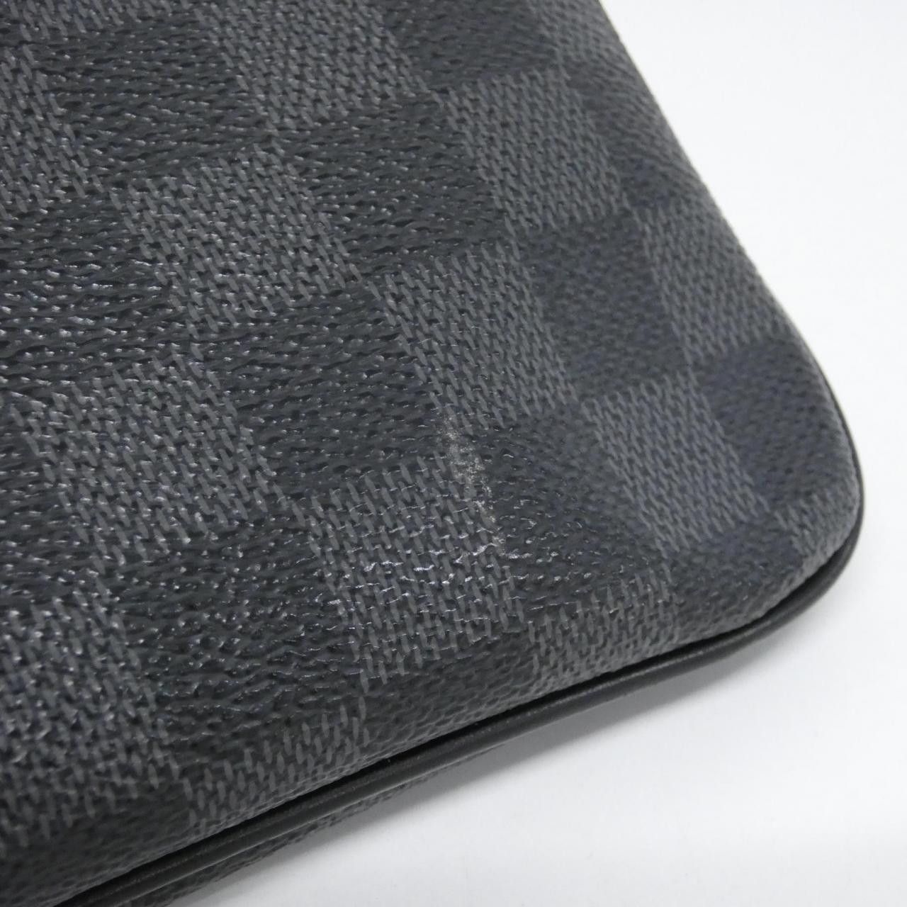 Louis Vuitton Louis Vuitton Louis Vuitton Damier Graphite Tomas shoulder bag Textile Shoulder Bag N58028 DUTY FREE for USA Size ONE SIZE - 6 Thumbnail