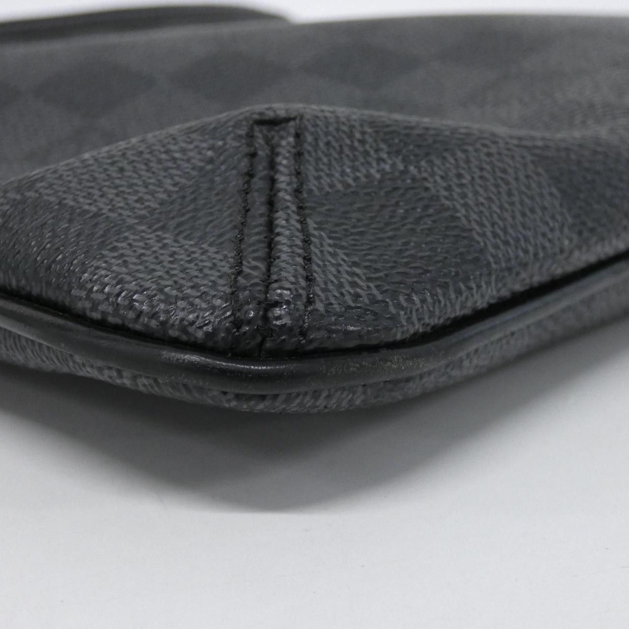 Louis Vuitton Louis Vuitton Louis Vuitton Damier Graphite Tomas shoulder bag Textile Shoulder Bag N58028 DUTY FREE for USA Size ONE SIZE - 3 Thumbnail