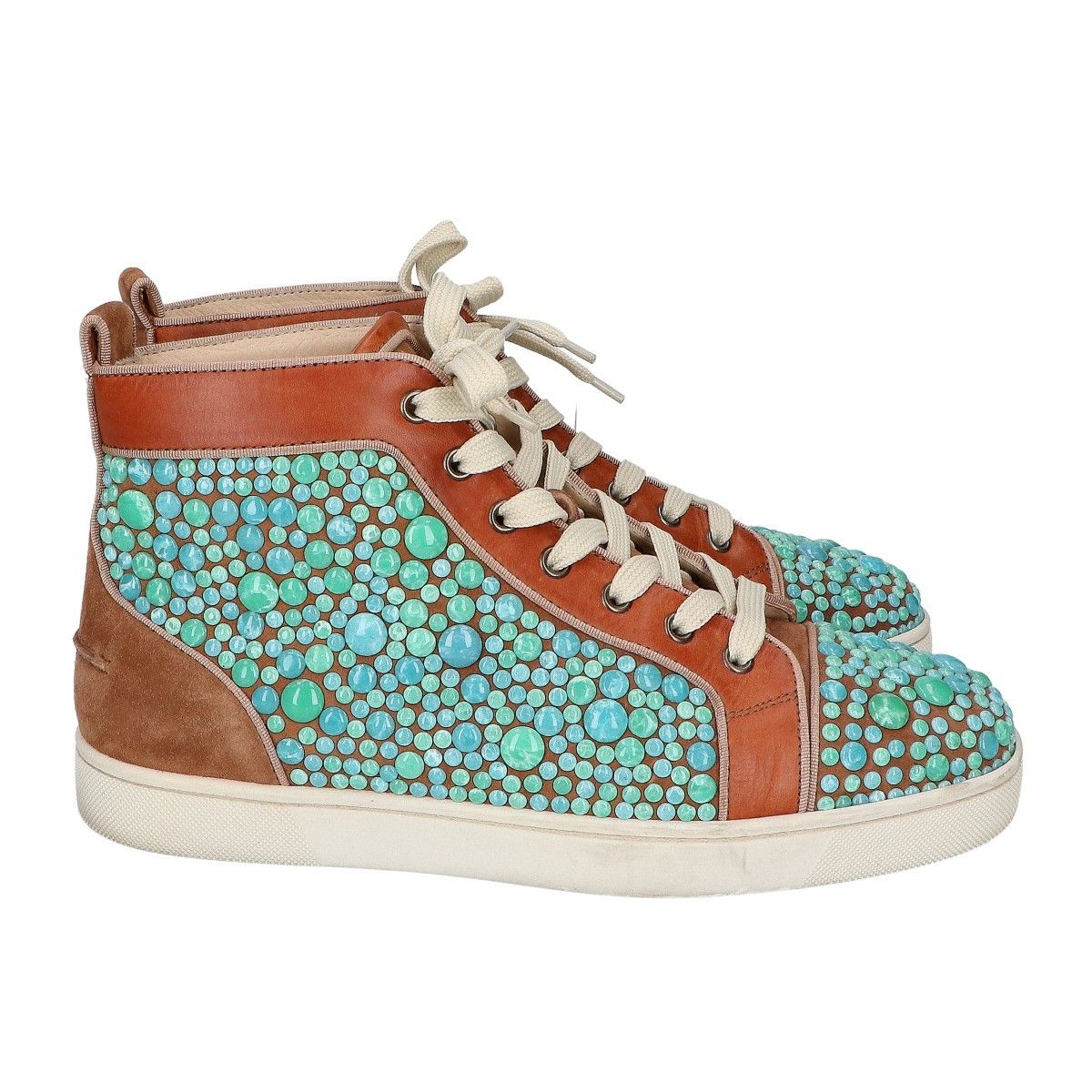 Christian Louboutin Christian Louboutin Christian Louboutin MINEROM INDIANA Velour Sneakers Textile Shoes DUTY FREE for USA Size ONE SIZE - 4 Thumbnail