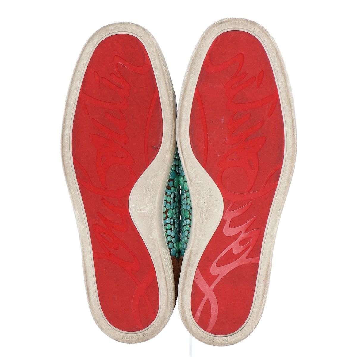 Christian Louboutin Christian Louboutin Christian Louboutin MINEROM INDIANA Velour Sneakers Textile Shoes DUTY FREE for USA Size ONE SIZE - 6 Thumbnail