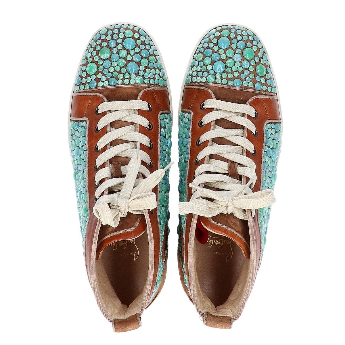 Christian Louboutin Christian Louboutin Christian Louboutin MINEROM INDIANA Velour Sneakers Textile Shoes DUTY FREE for USA Size ONE SIZE - 5 Thumbnail