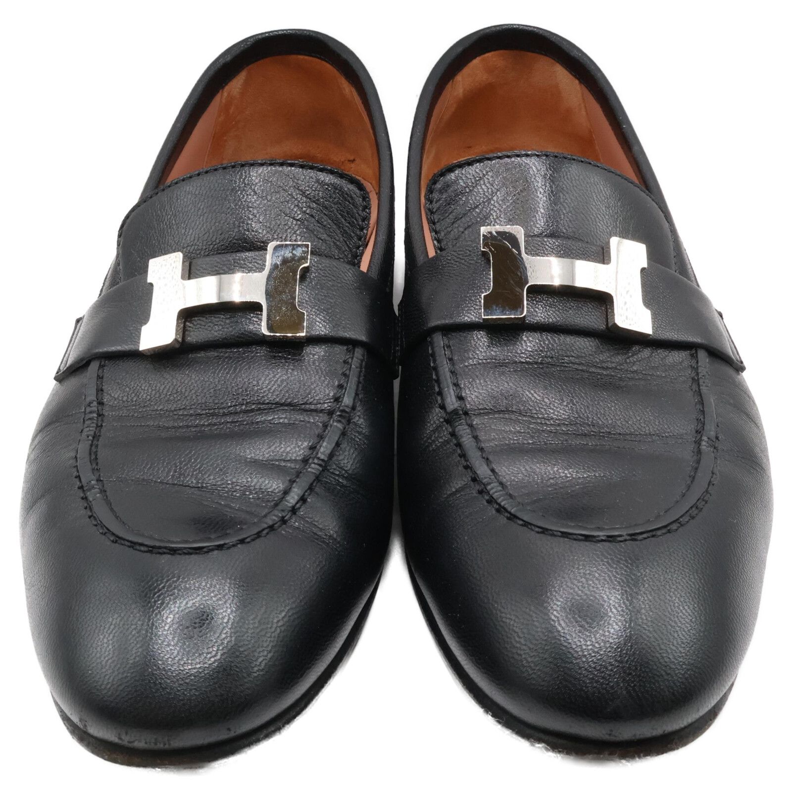 Hermes Hermes Hermes Mocassin Paris Chevre Loafers Leather Shoes DUTY FREE for USA Size ONE SIZE - 2 Thumbnail