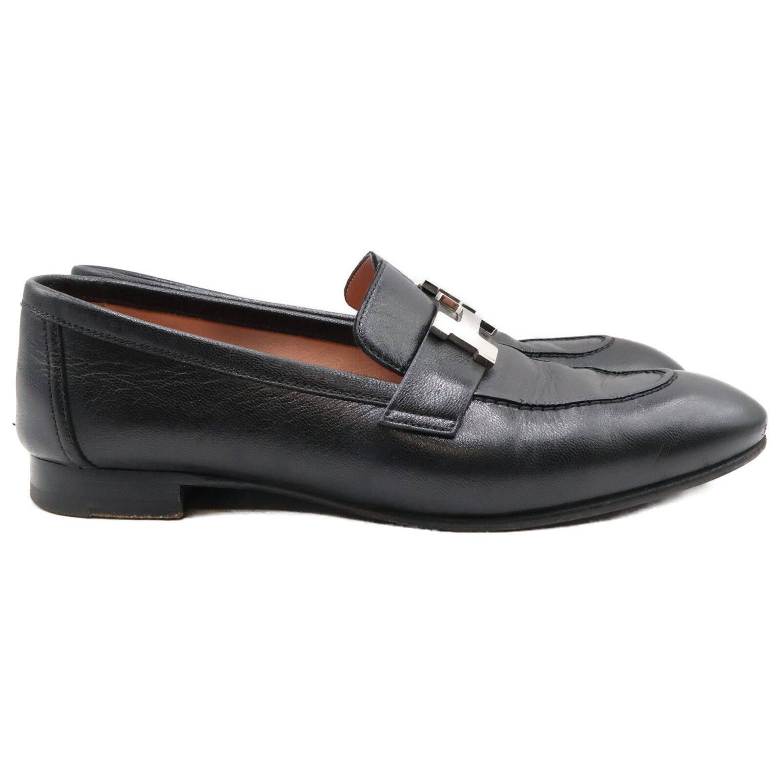 Hermes Hermes Hermes Mocassin Paris Chevre Loafers Leather Shoes DUTY FREE for USA Size ONE SIZE - 3 Thumbnail