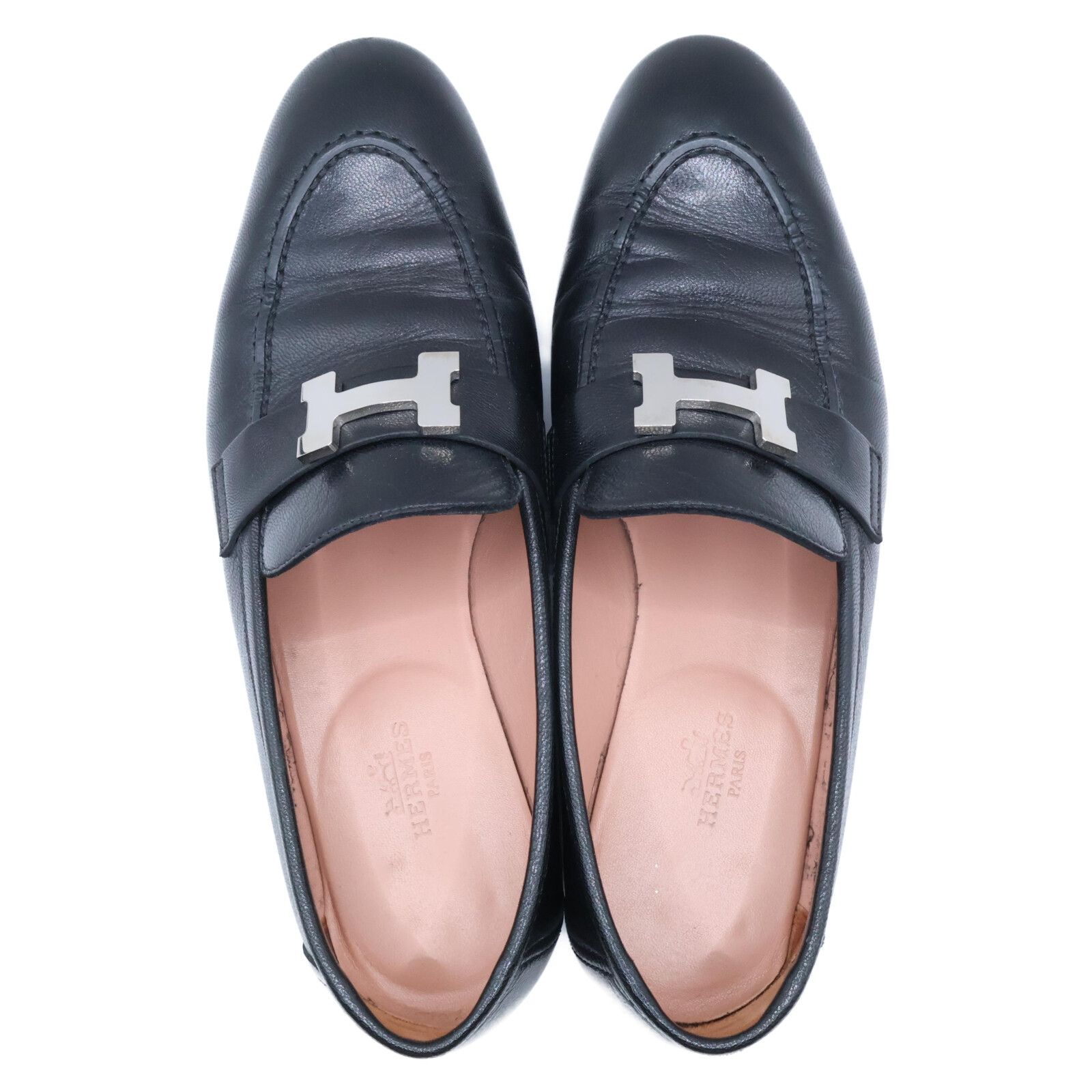 Hermes Hermes Hermes Mocassin Paris Chevre Loafers Leather Shoes DUTY FREE for USA Size ONE SIZE - 5 Thumbnail