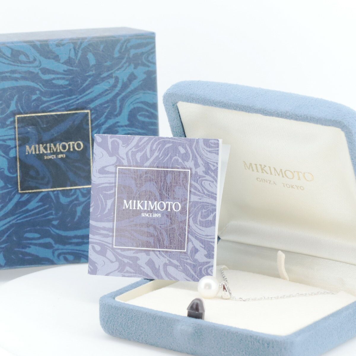 Mikimoto Mikimoto Mikimoto Au750 Pearl Necklace Precious Metal Necklace DUTY FREE for USA Size ONE SIZE - 6 Thumbnail