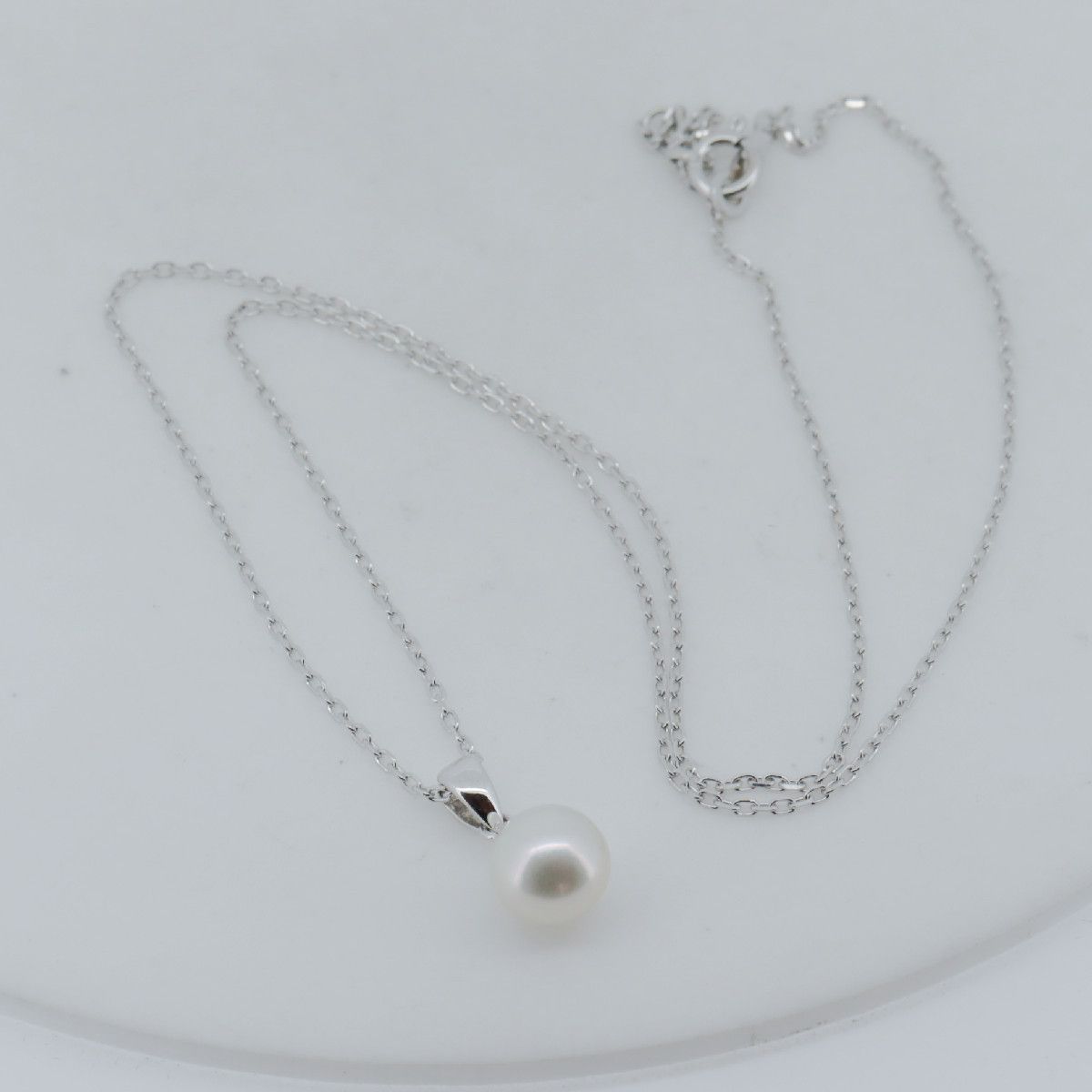 Mikimoto Mikimoto Mikimoto Au750 Pearl Necklace Precious Metal Necklace DUTY FREE for USA Size ONE SIZE - 2 Thumbnail