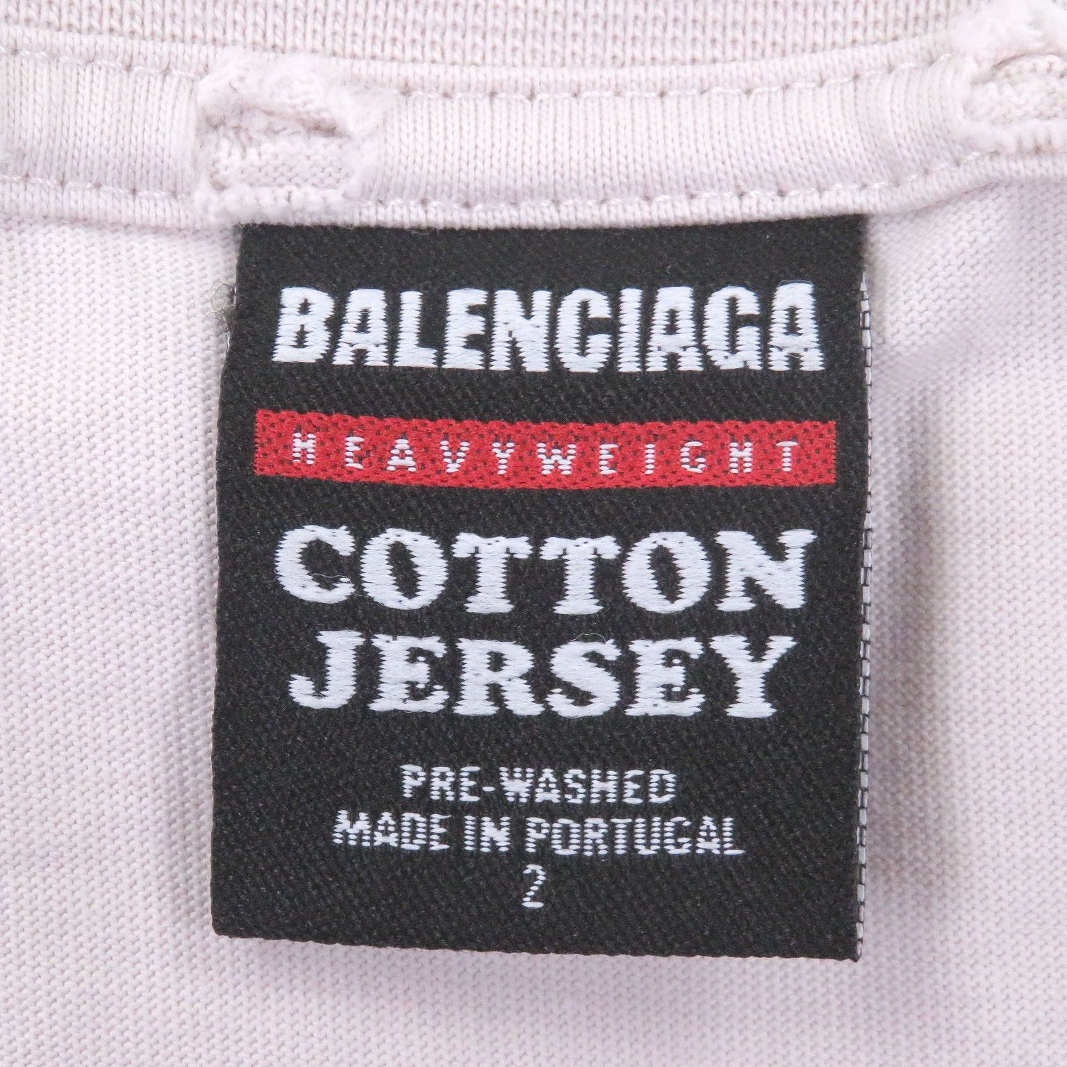 Balenciaga Balenciaga Balenciaga Cotton Short Sleeve T Shirt Textile T-Shirts DUTY FREE for USA Size ONE SIZE - 5 Thumbnail