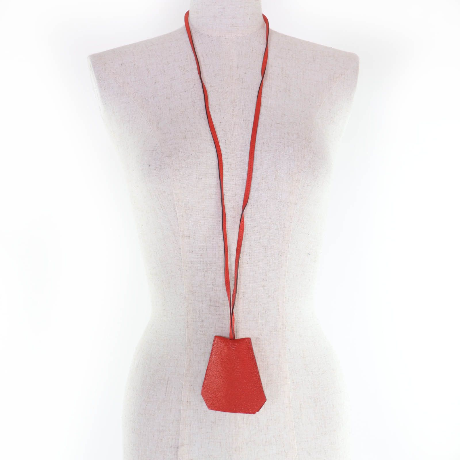 Hermes Hermes Hermes Clochette Chevre Necklace Leather Necklace Stamp C (2018) DUTY FREE for USA Size ONE SIZE - 6 Thumbnail