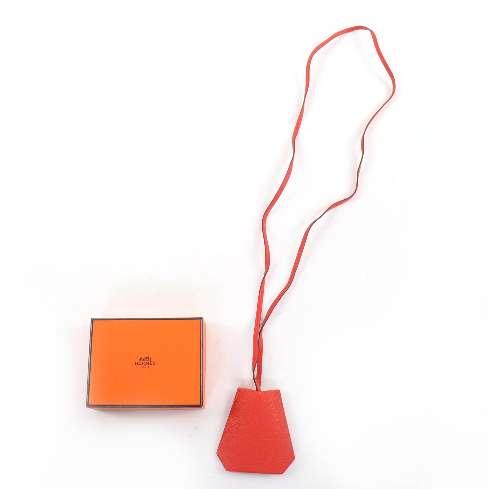 Hermes Hermes Hermes Clochette Chevre Necklace Leather Necklace Stamp C (2018) DUTY FREE for USA Size ONE SIZE - 2 Thumbnail