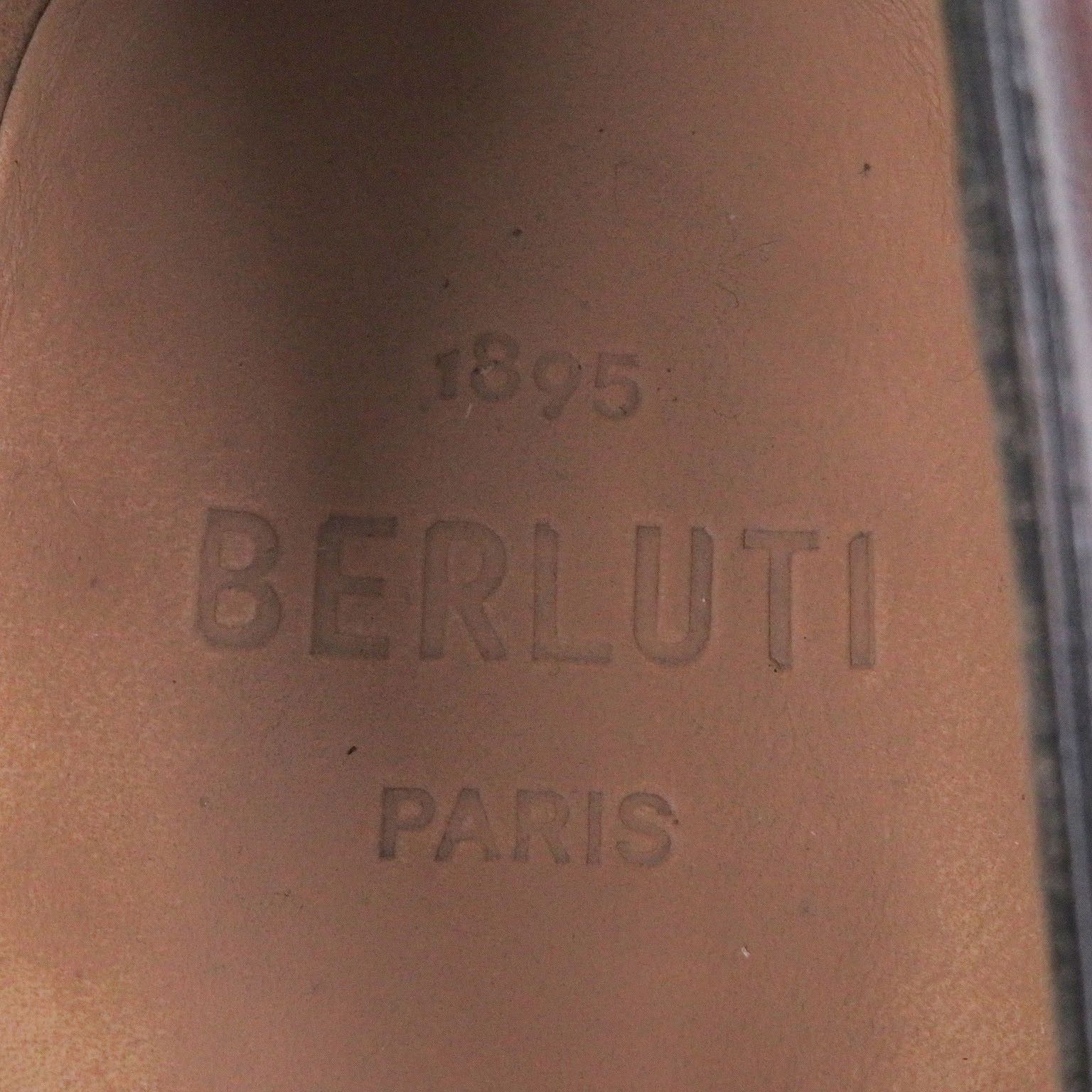 Berluti Berluti Berluti Cursive Calligraphy Scritto Leather Loafers Leather Shoes DUTY FREE for USA Size ONE SIZE - 8 Thumbnail