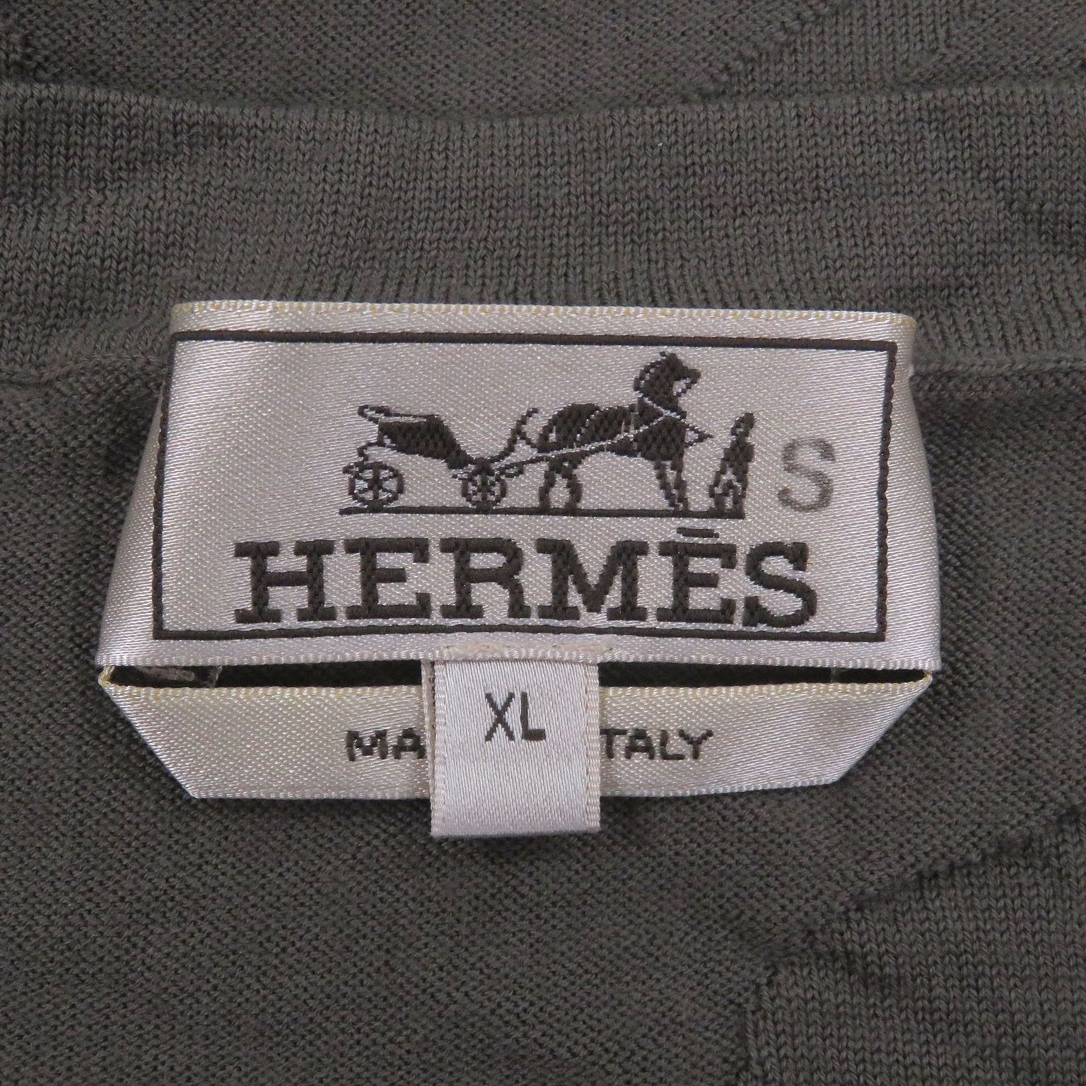Hermes Hermes Hermes Wool Knitwear Textile Tops DUTY FREE for USA Size ONE SIZE - 4 Thumbnail