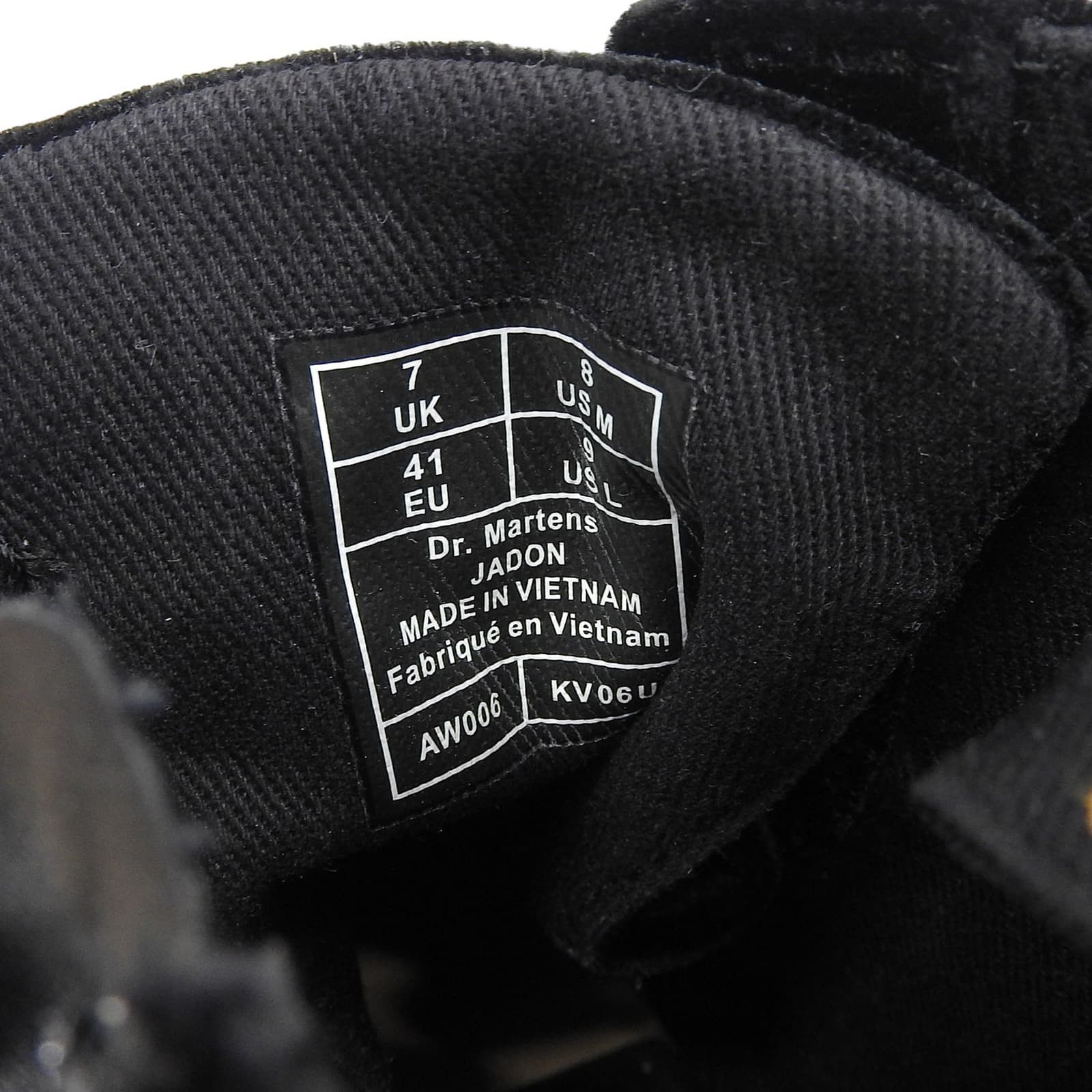 Other Other Dr. Martens JADON Velvet Boots Textile Shoes 24761001 DUTY FREE for USA Size ONE SIZE - 8 Thumbnail