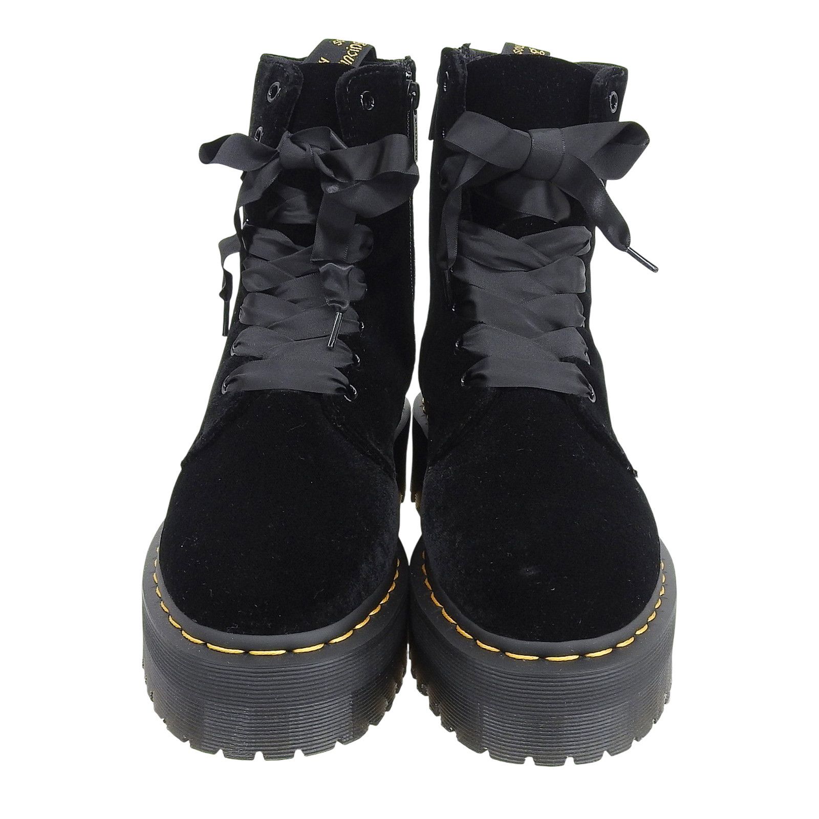 Other Other Dr. Martens JADON Velvet Boots Textile Shoes 24761001 DUTY FREE for USA Size ONE SIZE - 4 Thumbnail