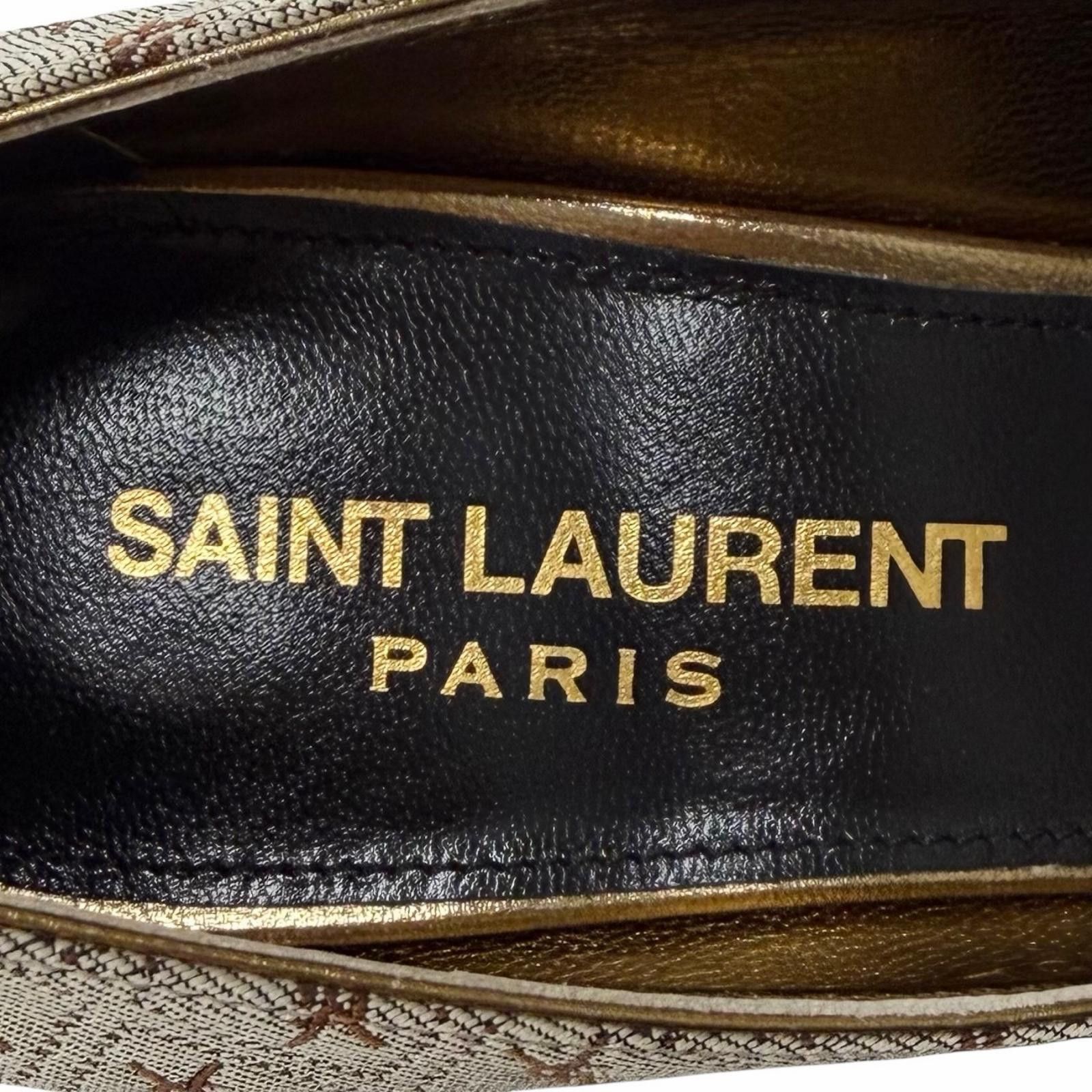 Yves Saint Laurent Yves Saint Laurent Saint Laurent Paris Fabric Pumps Textile Shoes DUTY FREE for USA Size ONE SIZE - 10 Thumbnail
