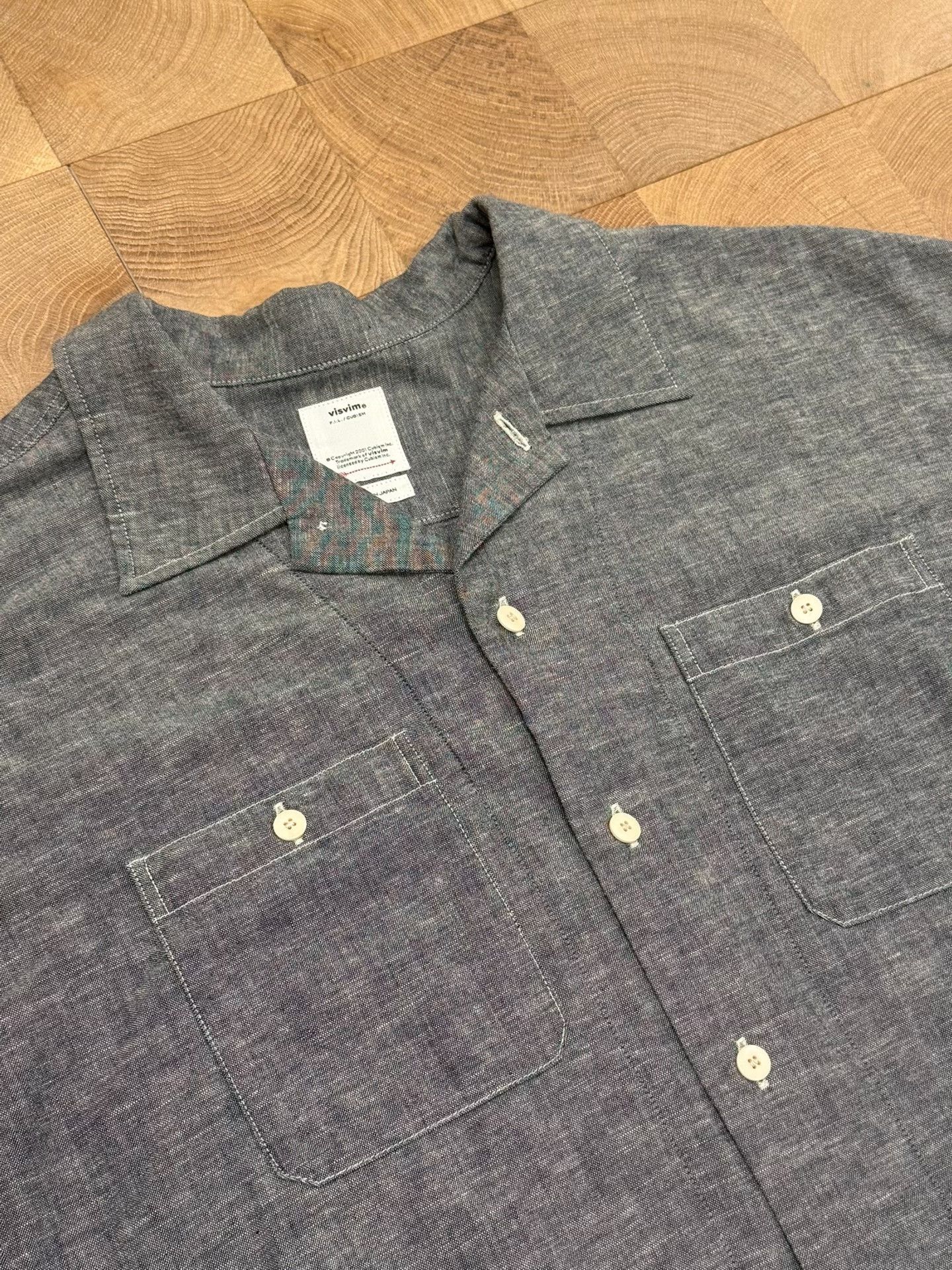 Visvim visvim Lumber Chambray Shirt Size US XL / EU 56 / 4 - 2 Thumbnail