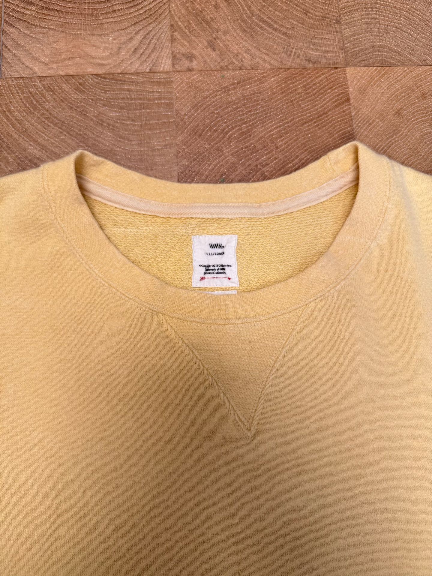 Visvim visvim Yellow Washed Hoodie Size US M / EU 48-50 / 2 - 2 Thumbnail