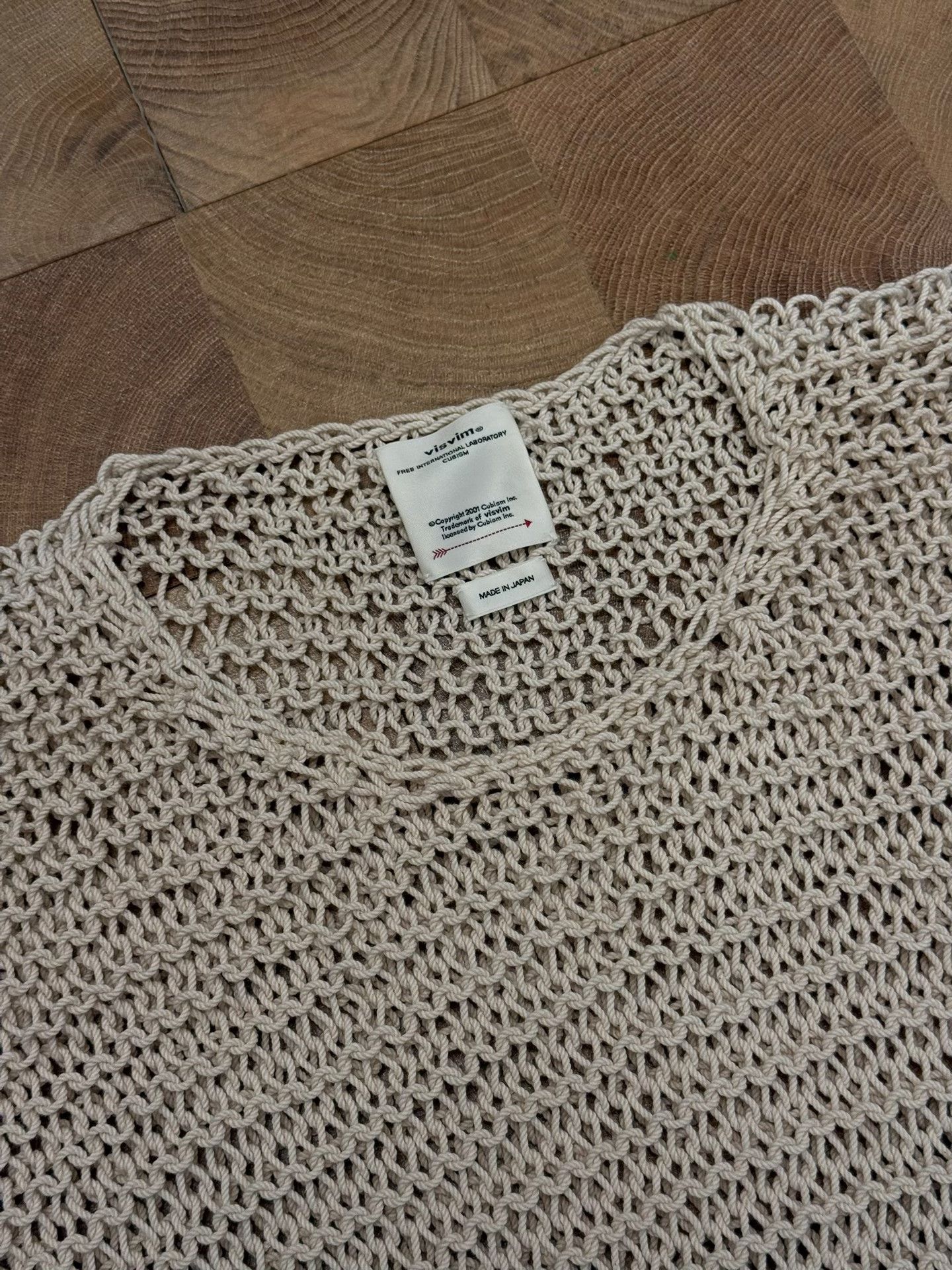 Visvim visvim 22ss Lattice Hand-Knit Vest Size US L / EU 52-54 / 3 - 2 Thumbnail