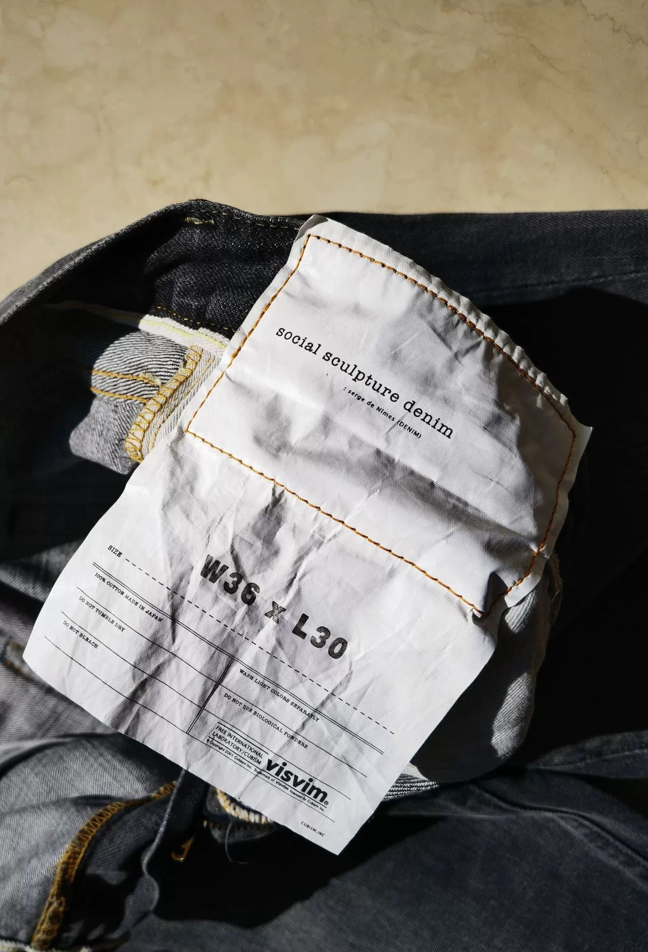 Visvim Visvim 04D10 Black Washed Jeans Size US 36 / EU 52 - 6 Thumbnail