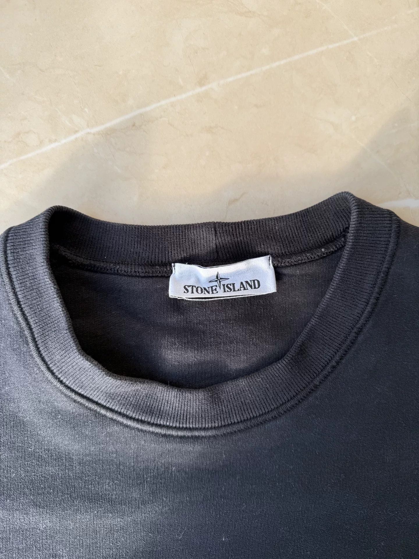 Stone Island Stone Island Black Crewneck Sweatshirt Size US XL / EU 56 / 4 - 6 Thumbnail