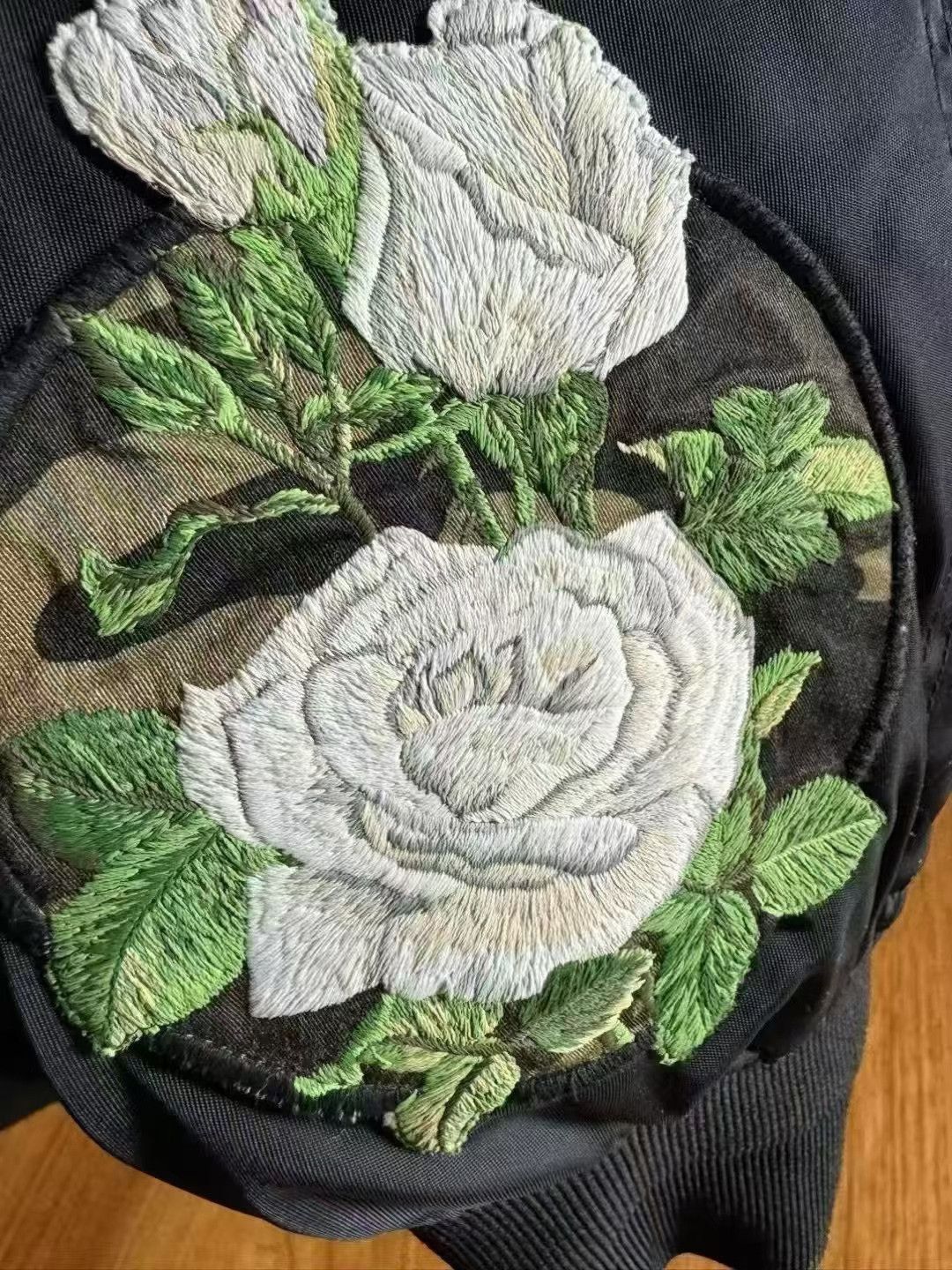 Dior Dior Camellia Embroidered Ma1 Size US XS / EU 42 / 0 - 6 Thumbnail