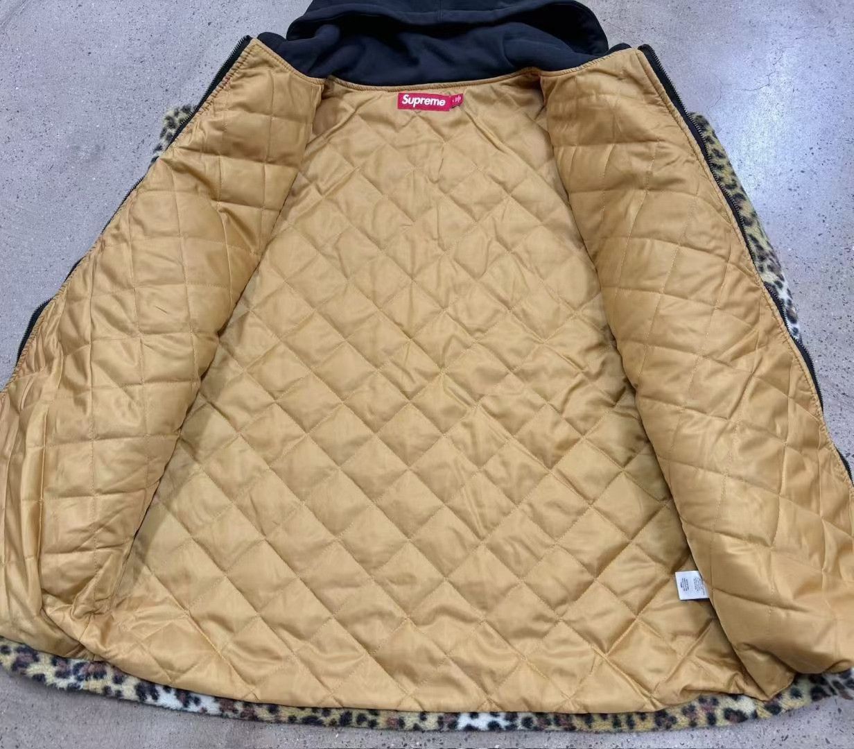 Supreme Supreme FW23 WEEK11 Fleece Zip Hooded Shirt Size US L / EU 52-54 / 3 - 5 Thumbnail
