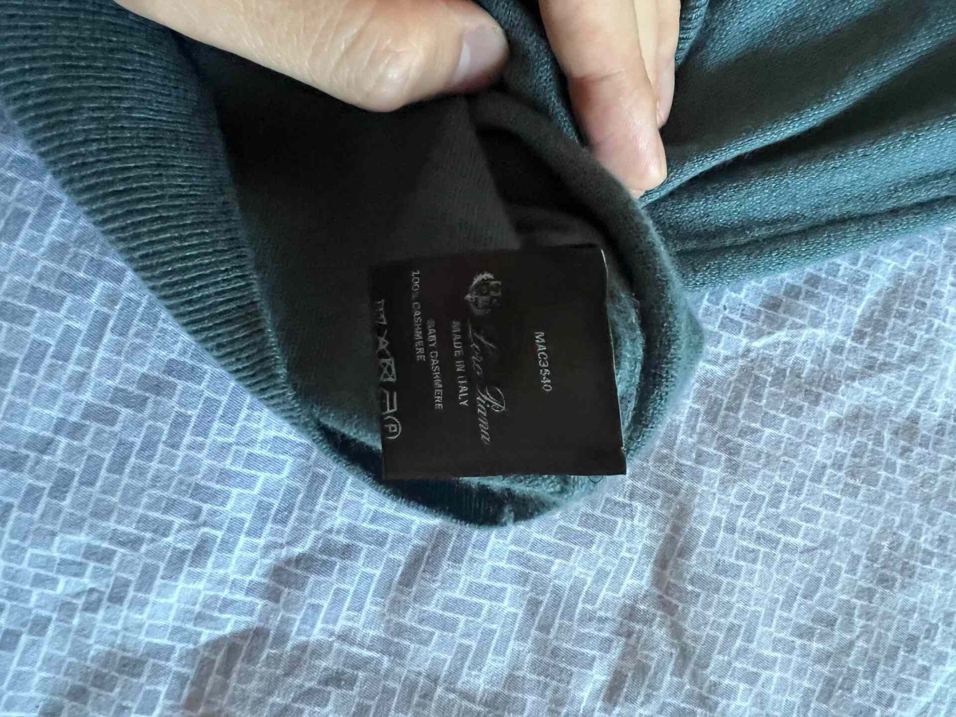 Loro Piana Loro Piana Blue Crewneck Cashmere Sweater Size US M / EU 48-50 / 2 - 3 Thumbnail