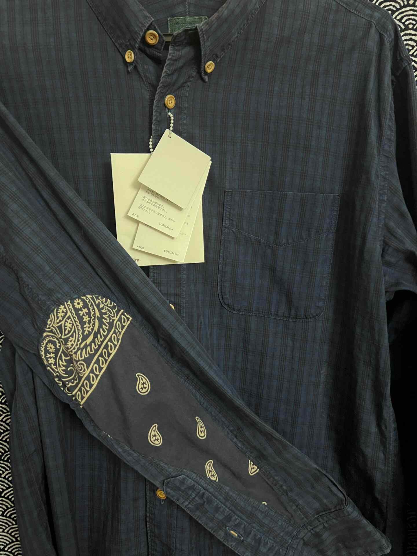 Visvim Visvim 12AW ICT Indigo Paisley Shirt Size US M / EU 48-50 / 2 - 5 Thumbnail